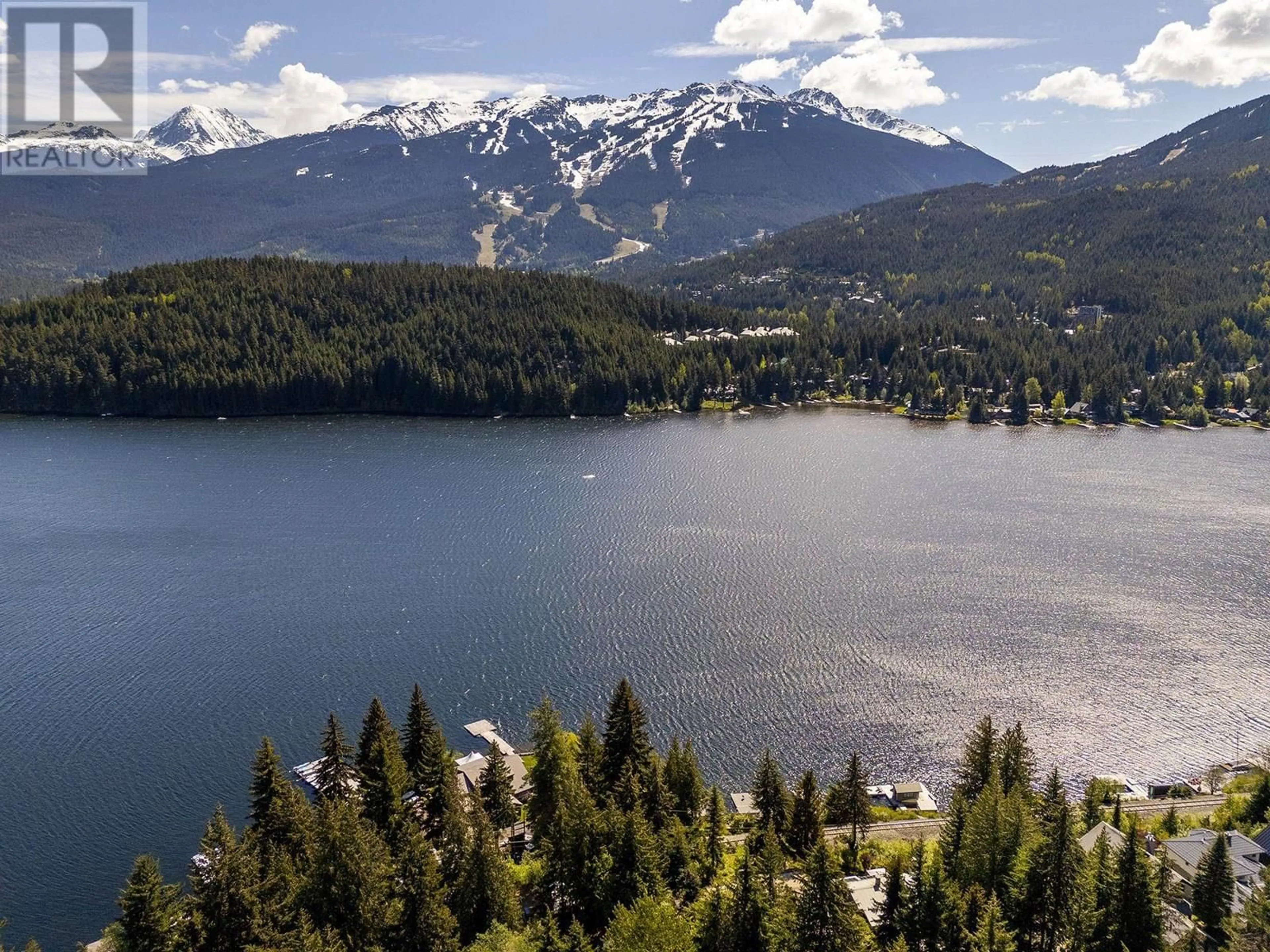 A pic from outside/outdoor area/front of a property/back of a property/a pic from drone, water/lake/river/ocean view for 5670 ALTA LAKE ROAD, Whistler British Columbia V8E0C3