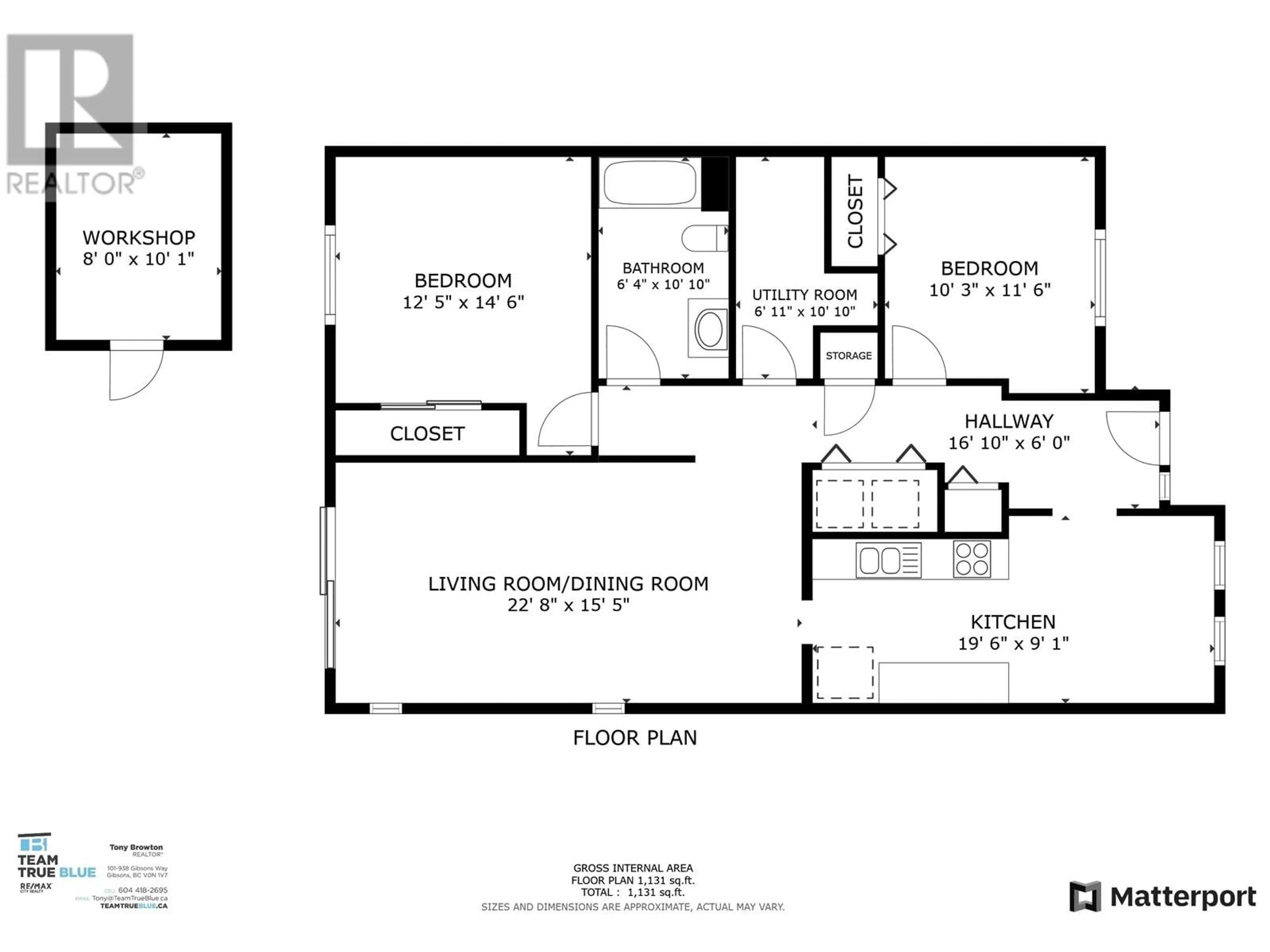 Floor plan for 4 - 824 NORTH ROAD, Gibsons British Columbia V0N1V9