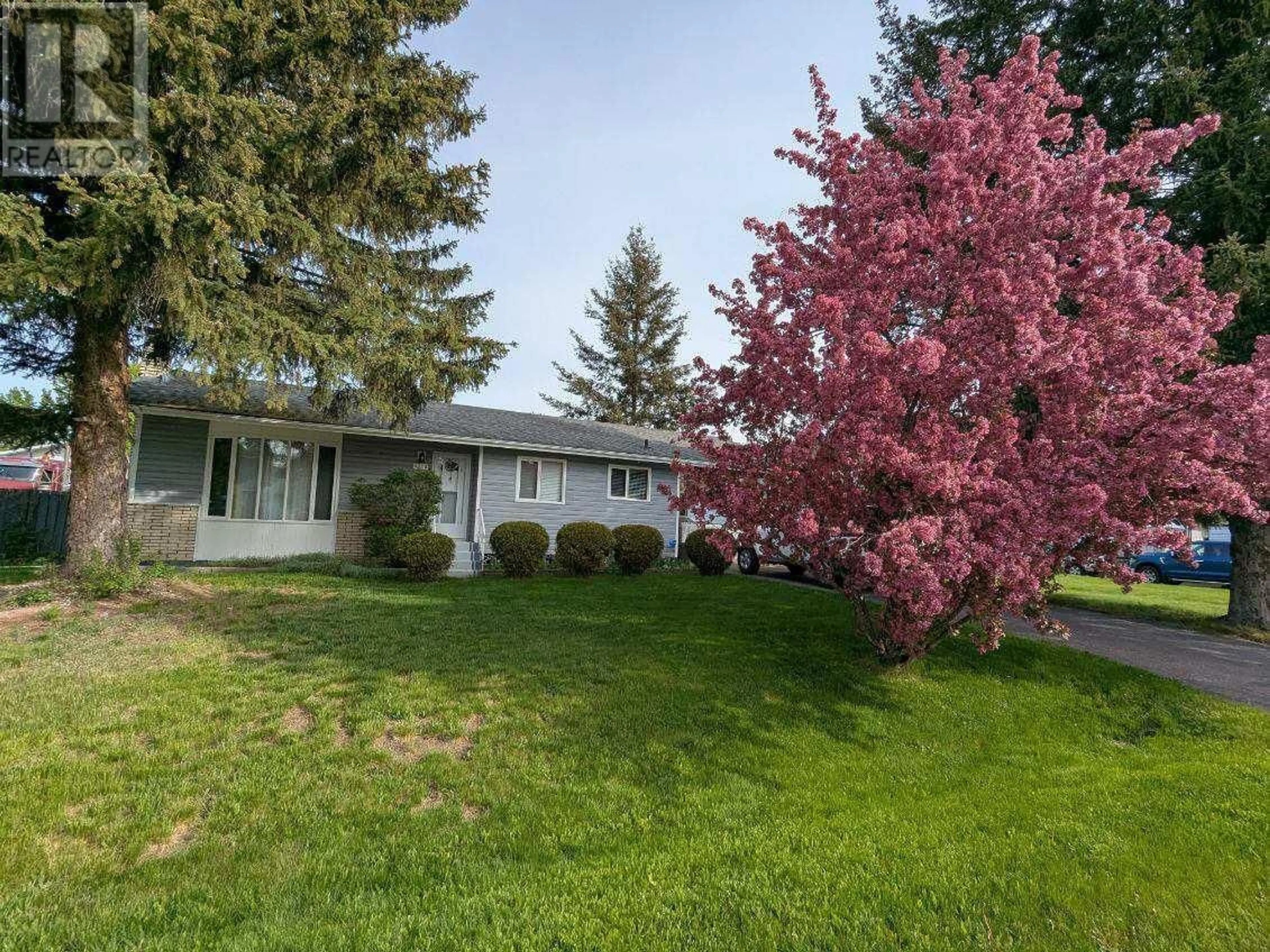 Home with vinyl exterior material, street for 4210 MICHAEL ROAD, Prince George British Columbia V2K1E7