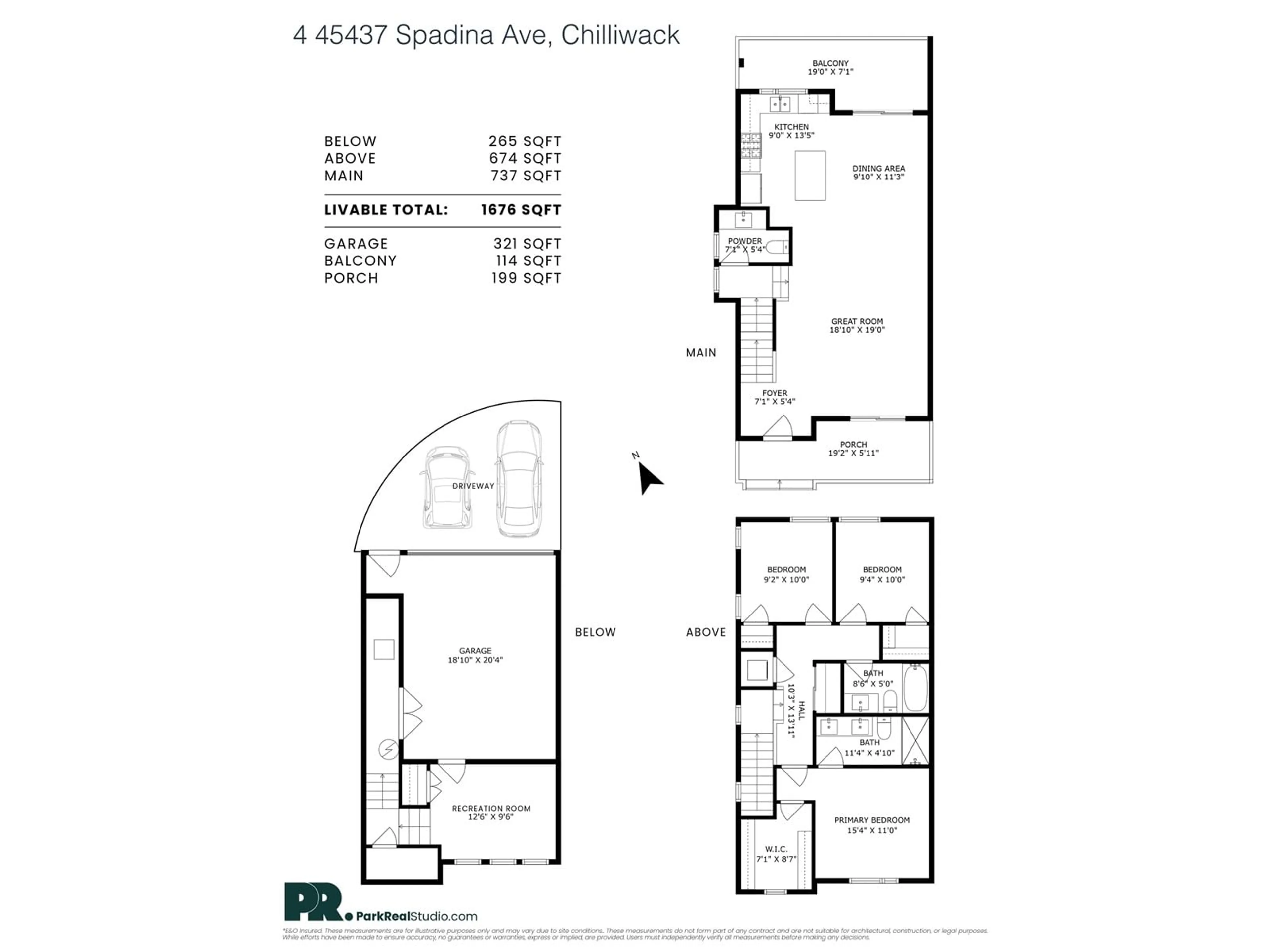 Floor plan for 4 - 45437 SPADINA AVENUE, Chilliwack British Columbia V2P0J9