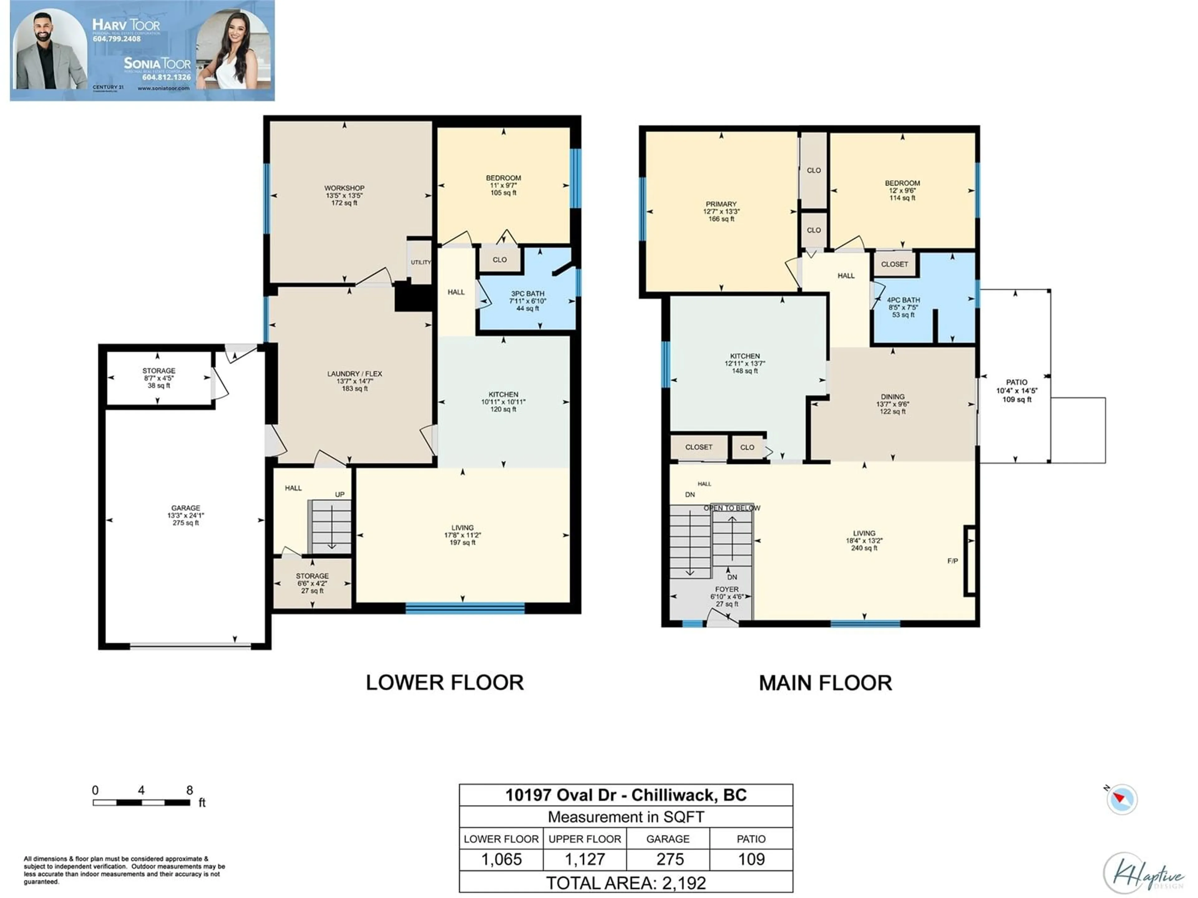 Floor plan for 10197 OVAL DRIVE, Chilliwack British Columbia V2P6R2