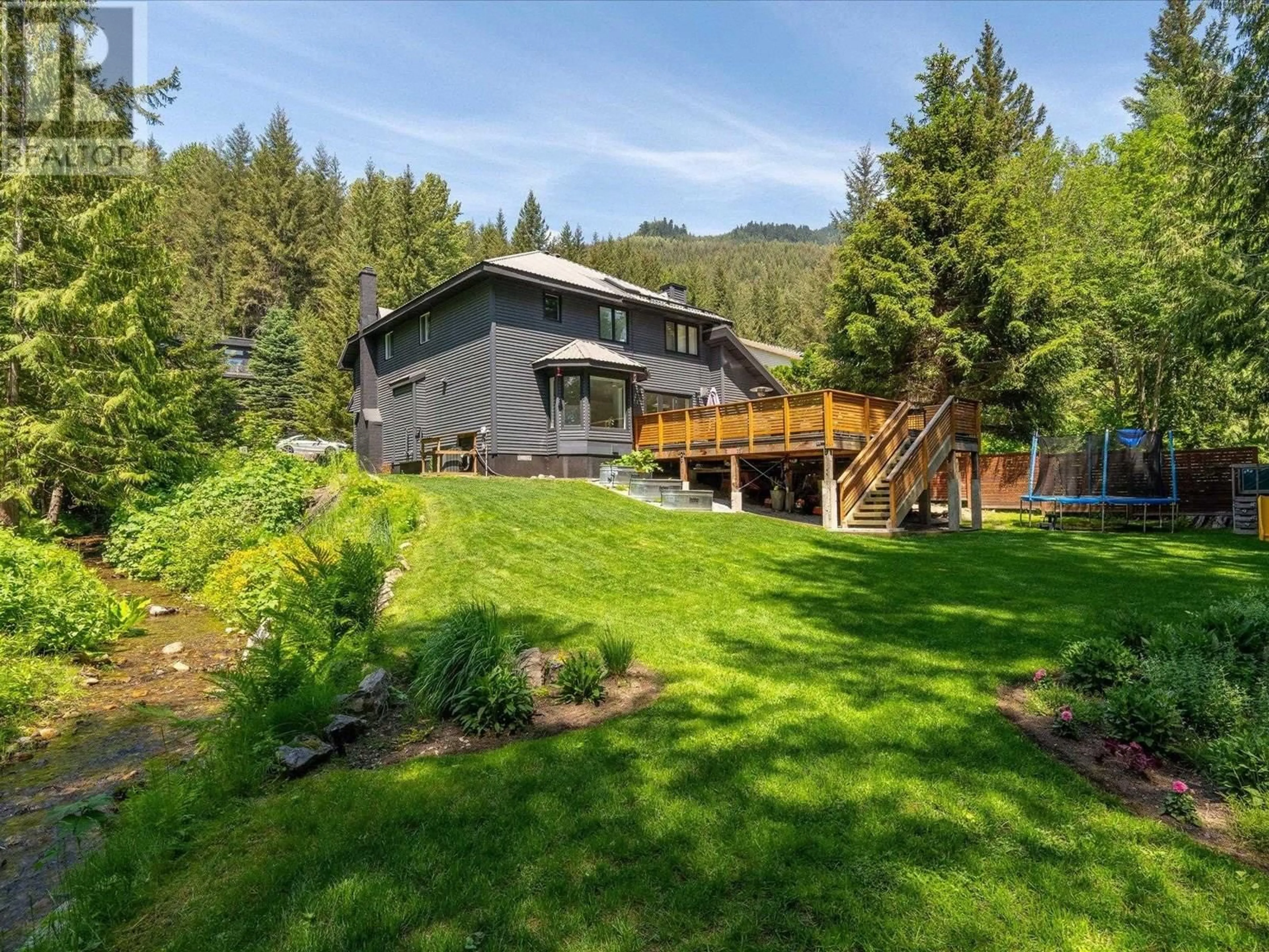 A pic from outside/outdoor area/front of a property/back of a property/a pic from drone, mountain view for 8309 VALLEY DRIVE, Whistler British Columbia V8E0G3