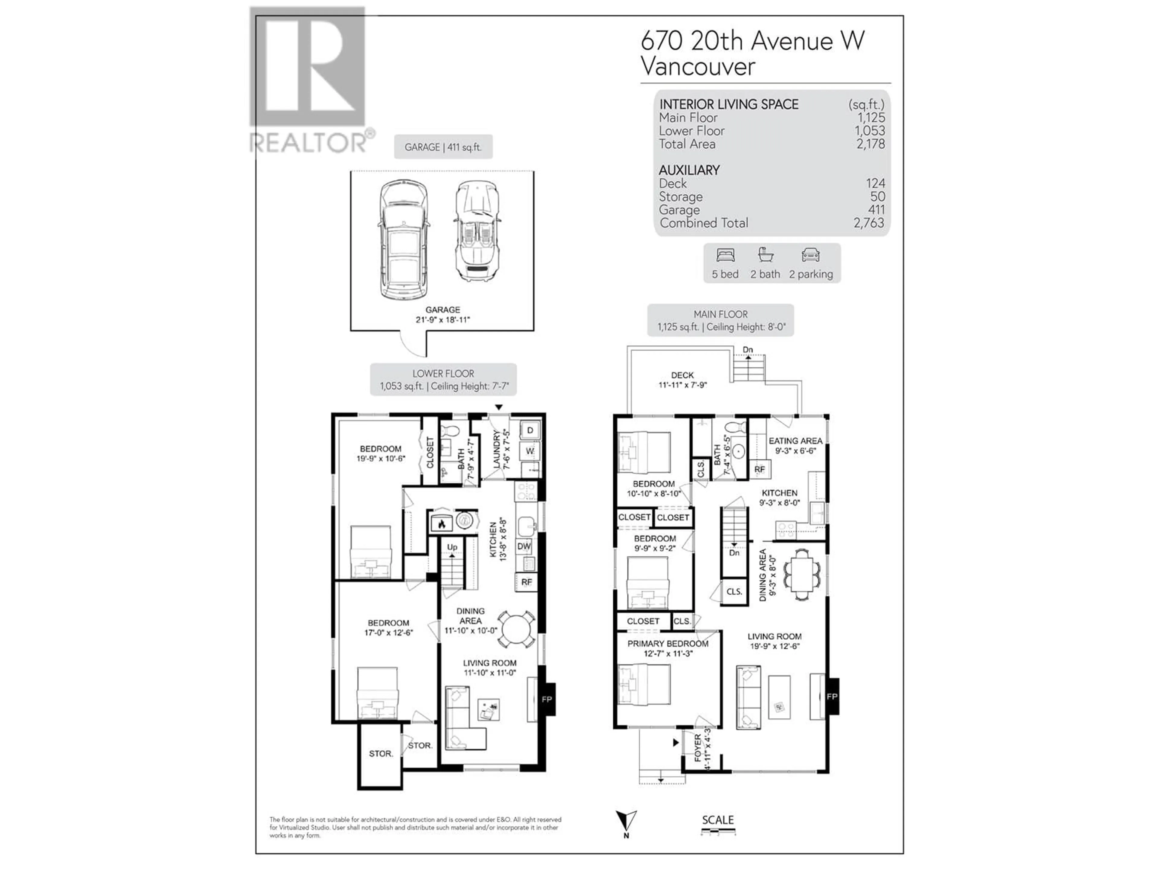 Floor plan for 670 20TH AVENUE, Vancouver British Columbia V5Z1Y1