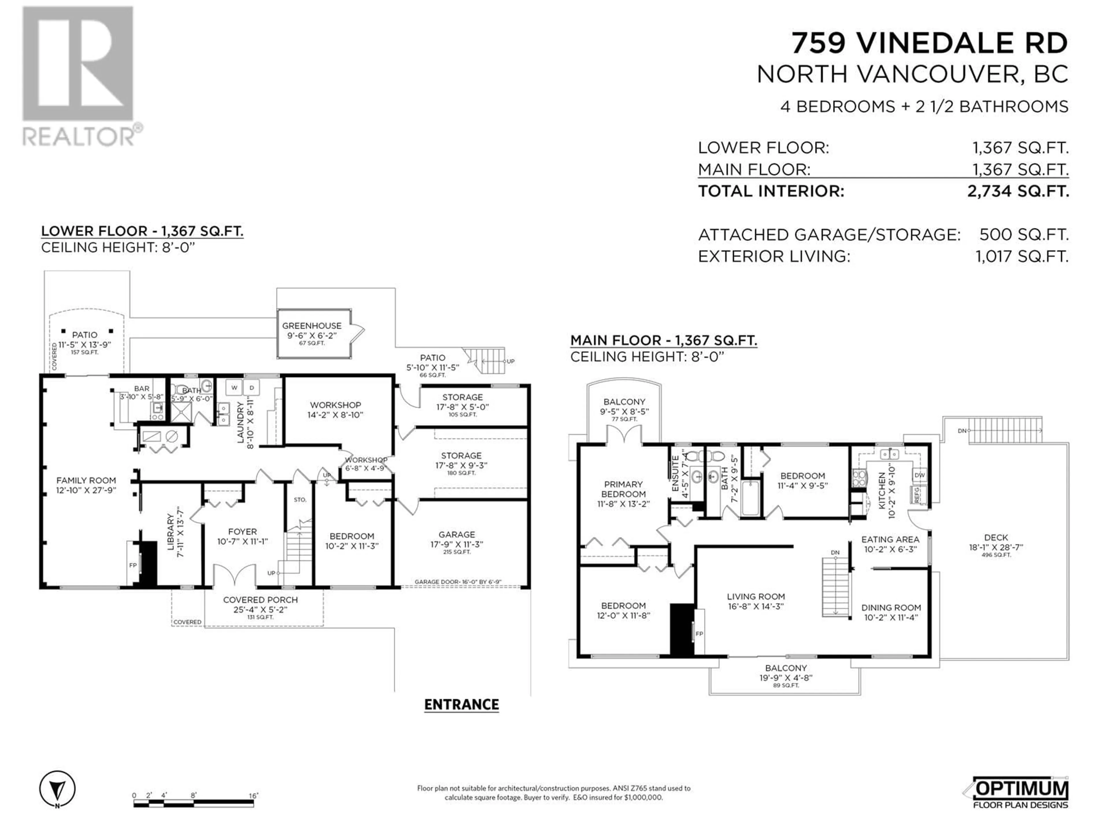 Floor plan for 759 VINEDALE ROAD, North Vancouver British Columbia V7K1A1