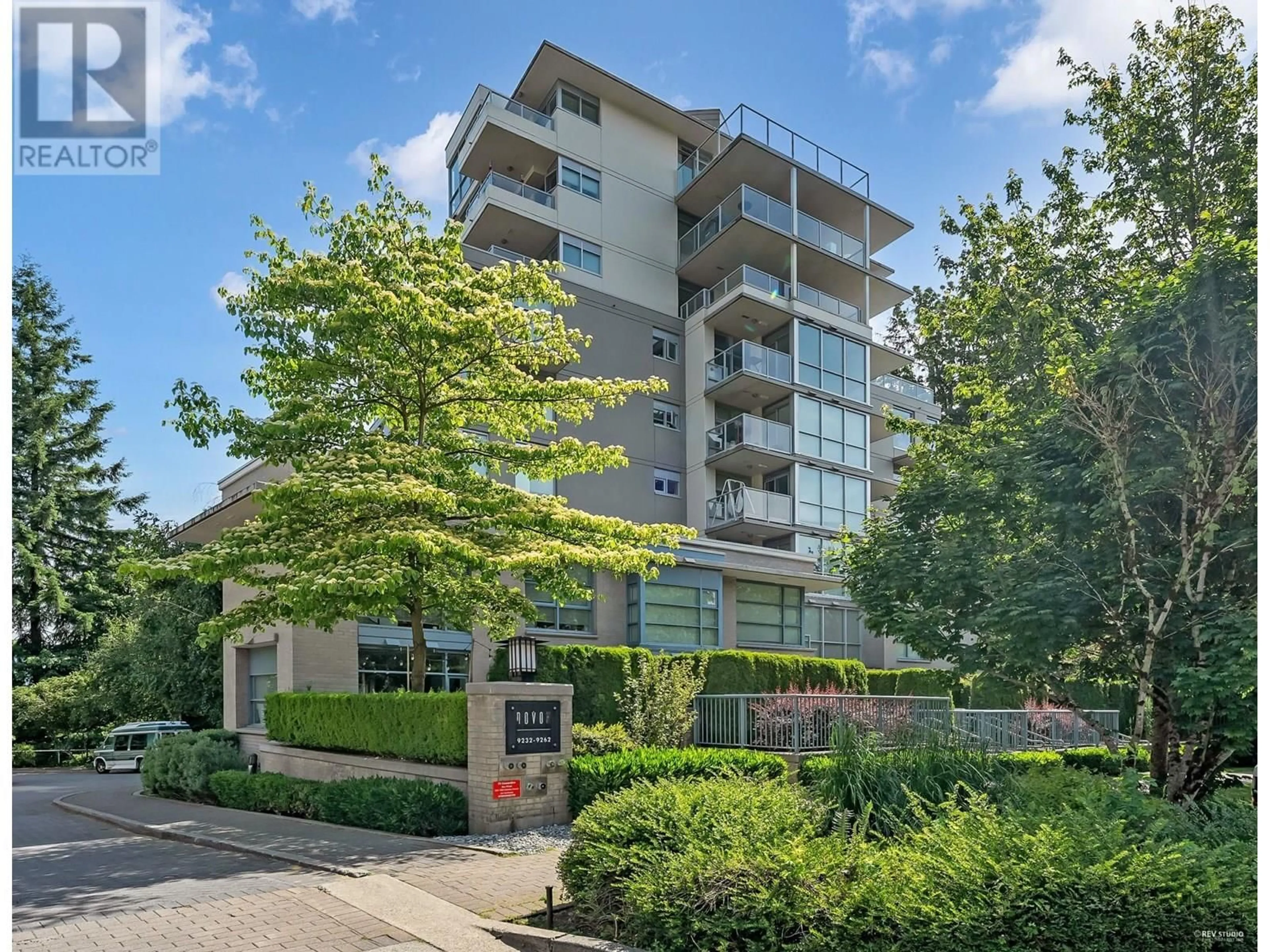 A pic from outside/outdoor area/front of a property/back of a property/a pic from drone, building for 207 - 9262 UNIVERSITY CRESCENT, Burnaby British Columbia V5A0A4