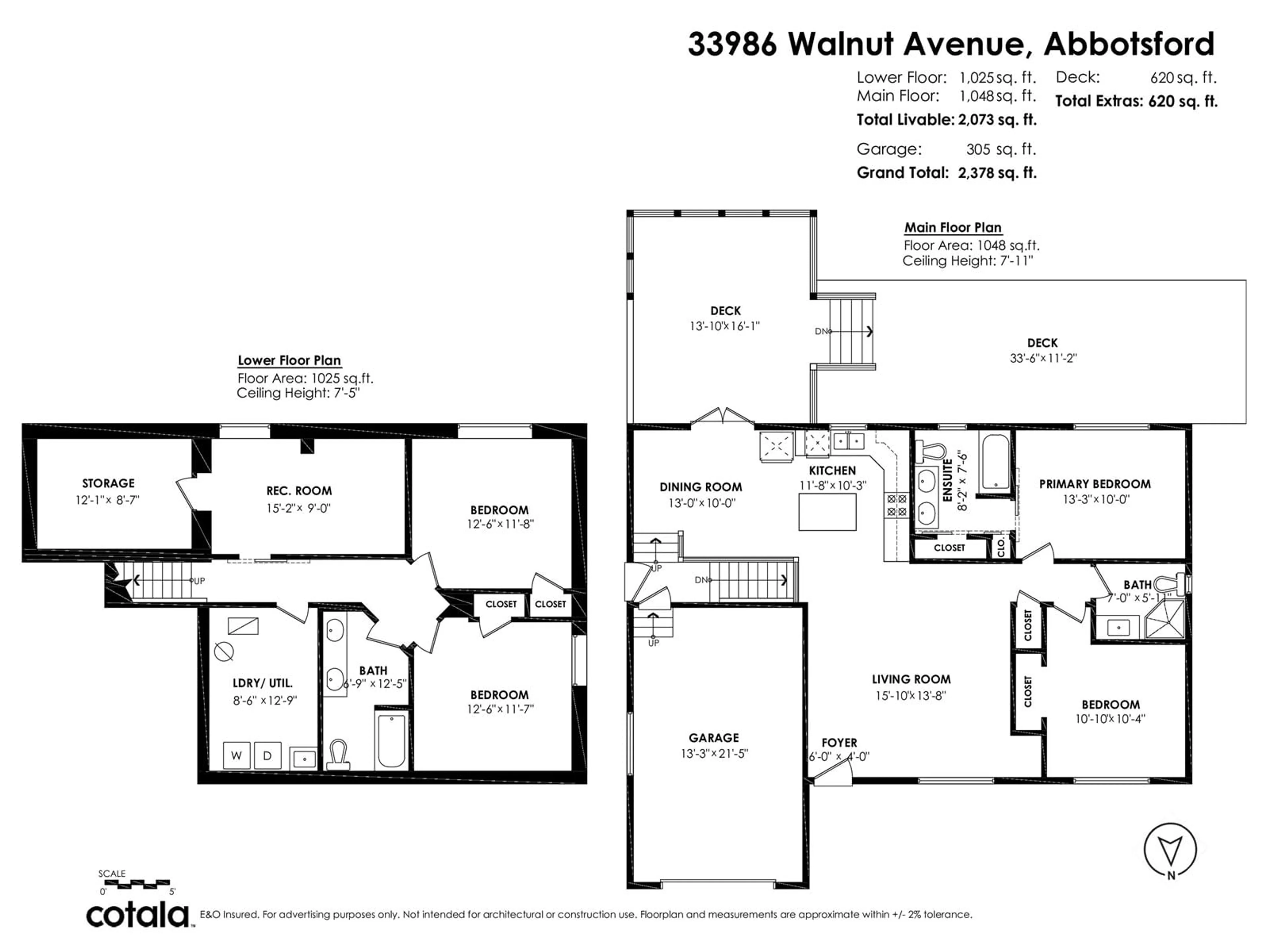 Floor plan for 33986 WALNUT, Abbotsford British Columbia V2S2S5
