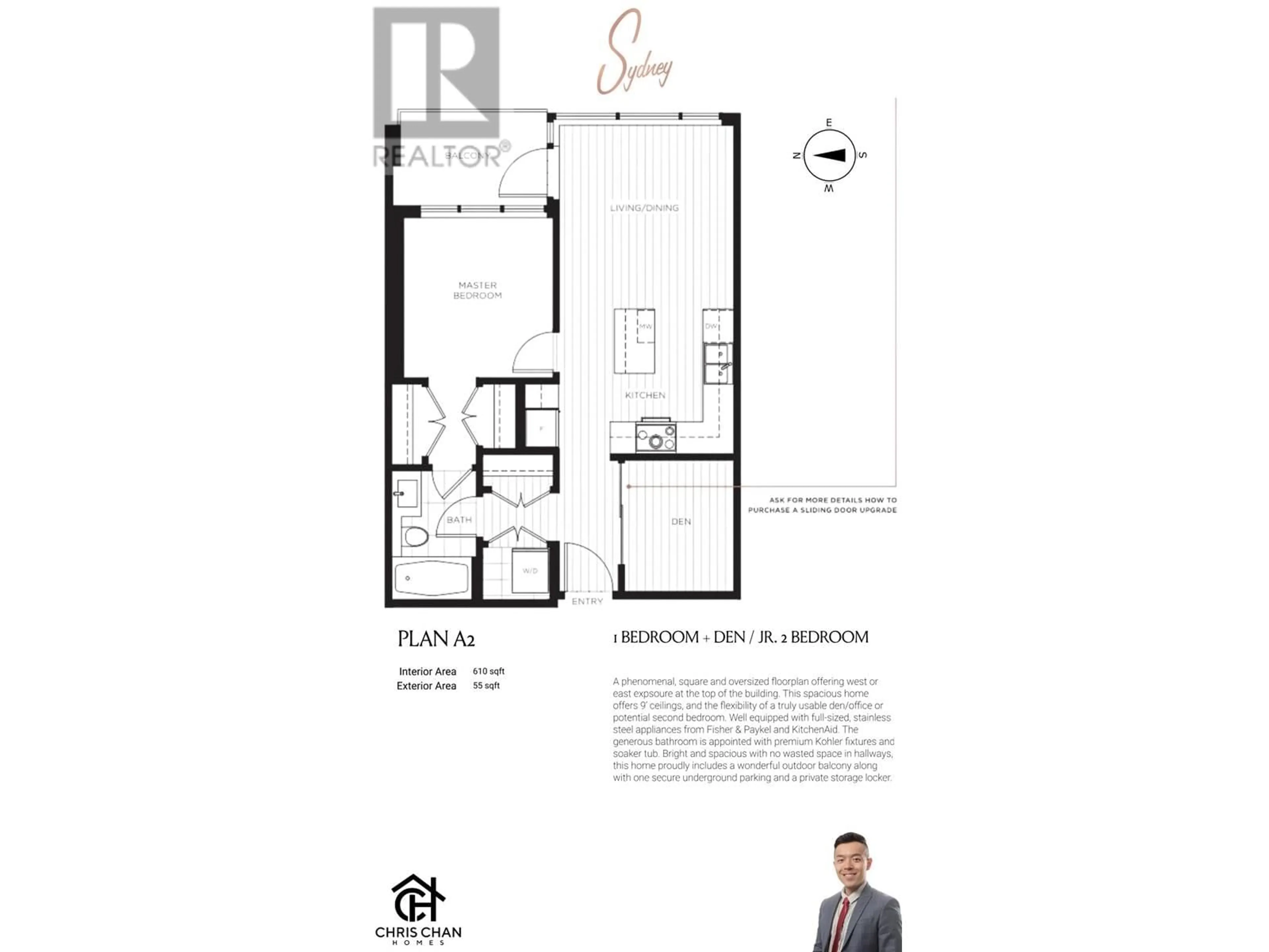 Floor plan for 1403 - 555 SYDNEY AVENUE, Coquitlam British Columbia V3K0G5