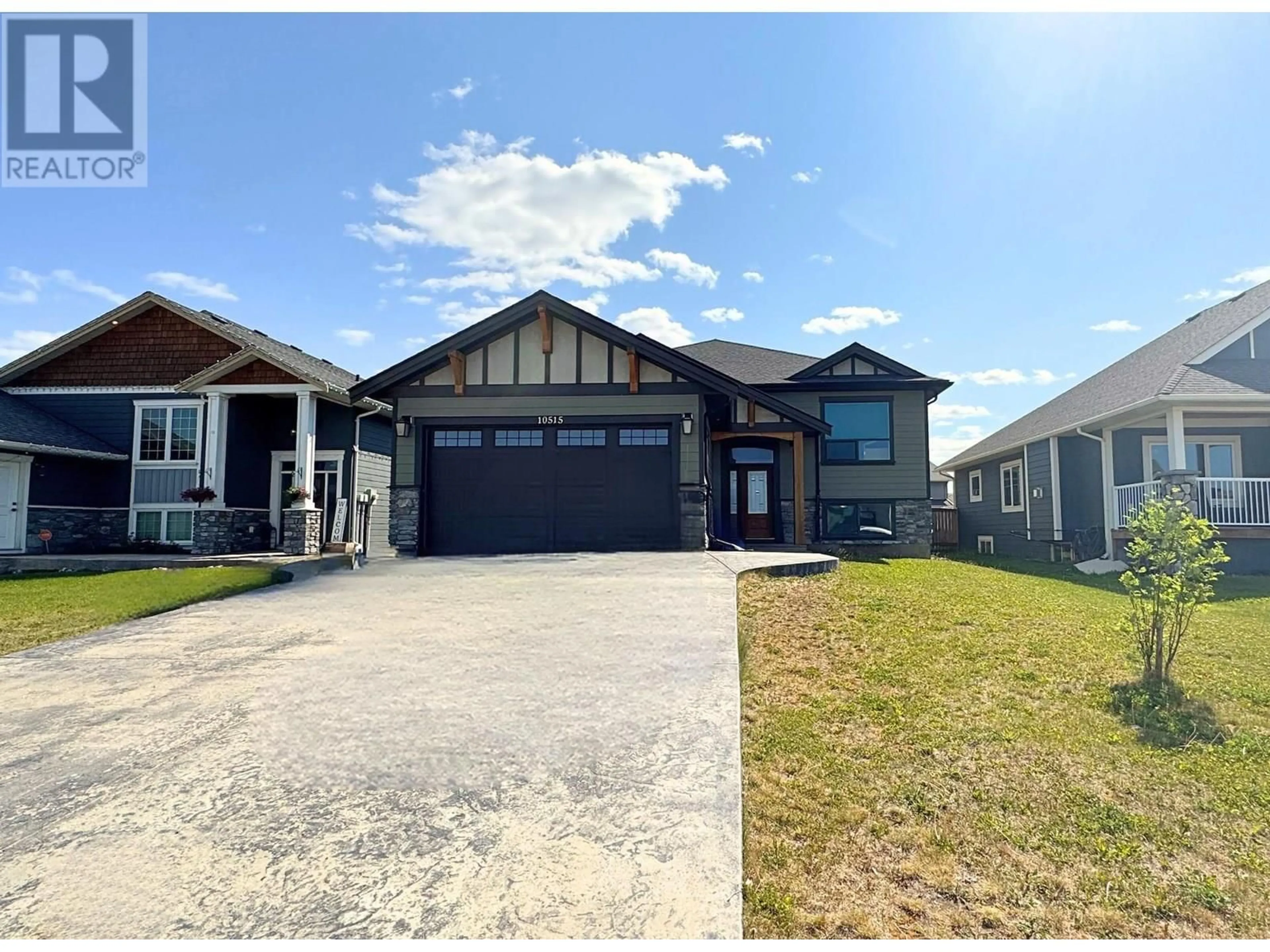 Home with vinyl exterior material, street for 10515 111 STREET, Fort St. John British Columbia V1J0L6