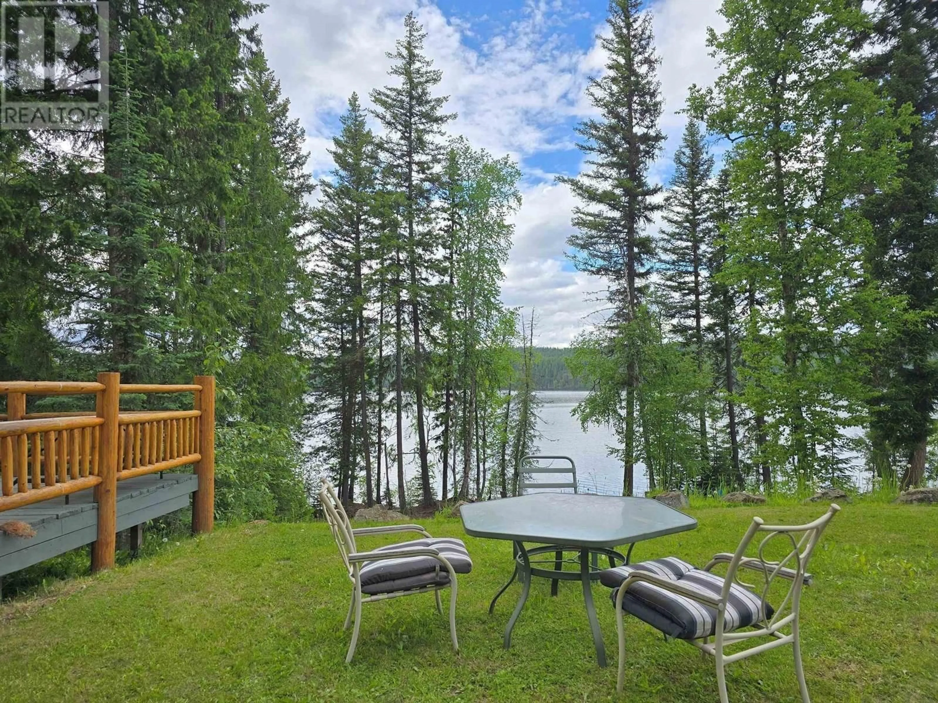 Patio, water/lake/river/ocean view for 6725 MILLAR ROAD, Horsefly British Columbia V0L1L0
