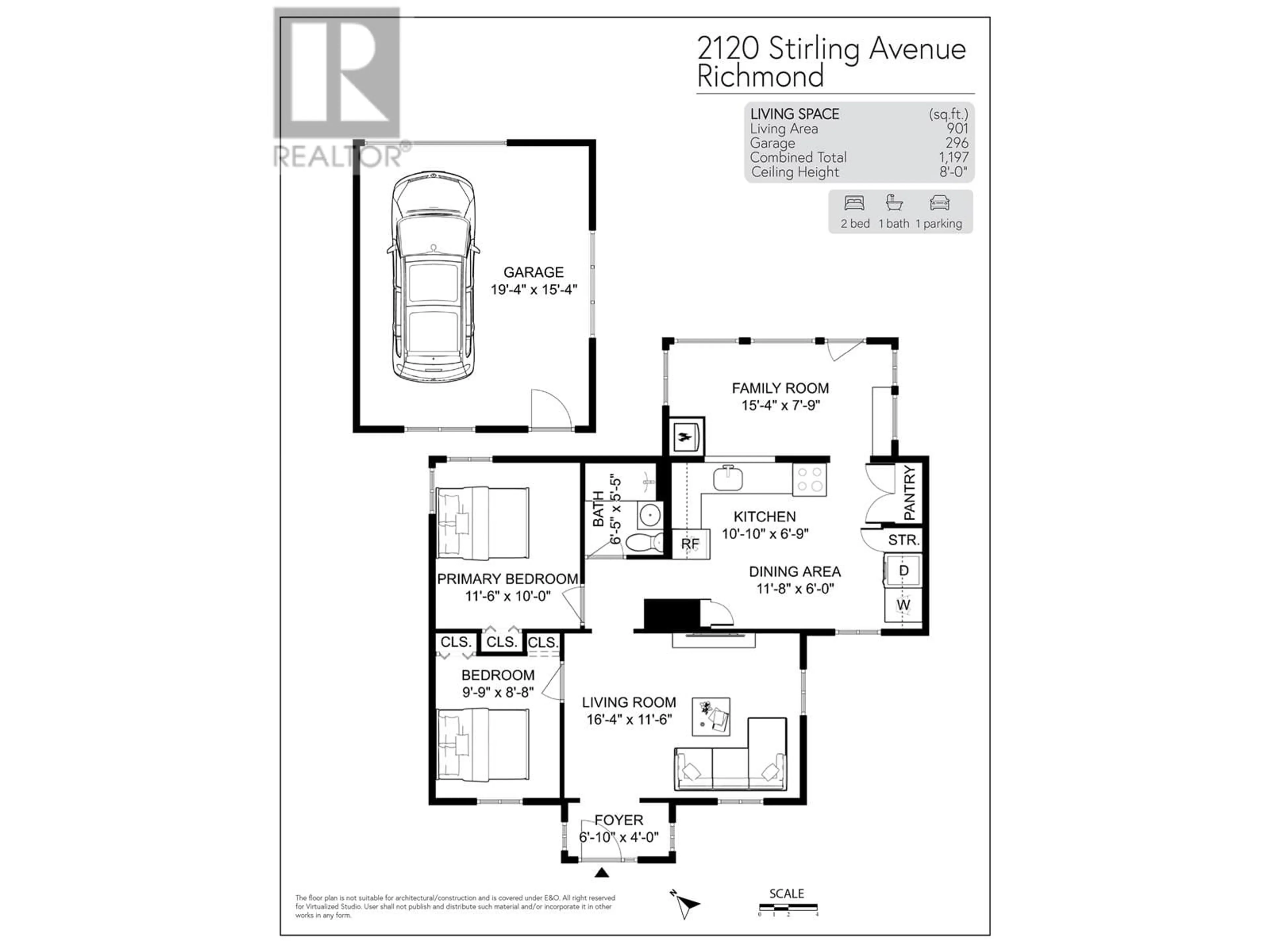 Floor plan for 2120 STIRLING AVENUE, Richmond British Columbia V7B1J5