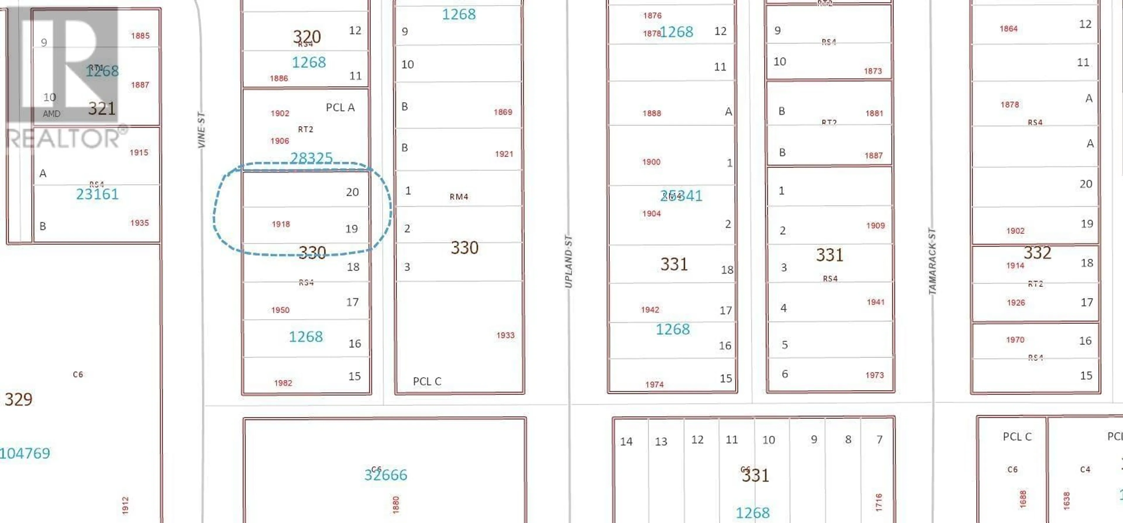 Floor plan for 1918 VINE STREET, Prince George British Columbia V2L2W8