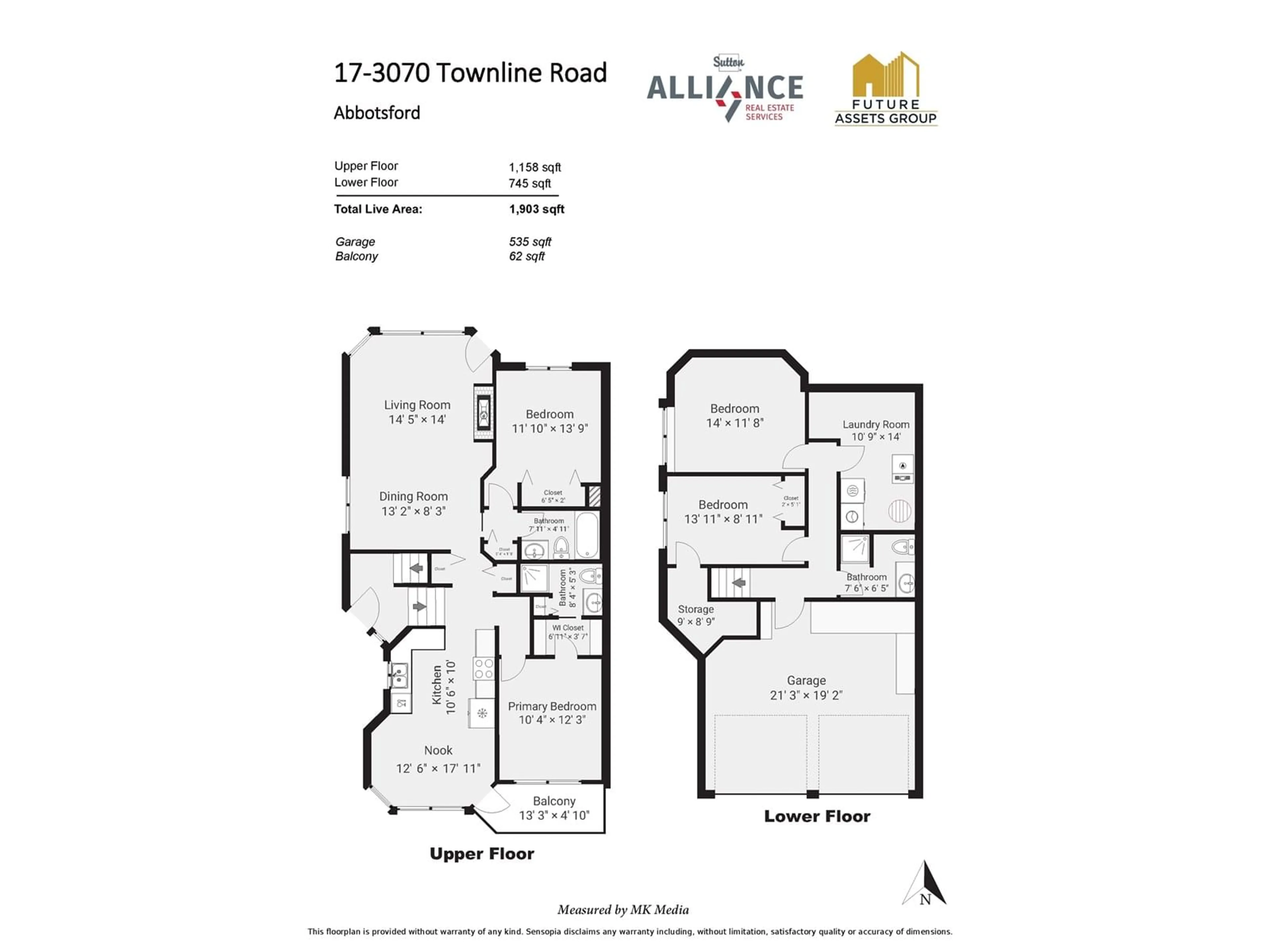 Floor plan for 17 - 3070 TOWNLINE, Abbotsford British Columbia V2T5M2