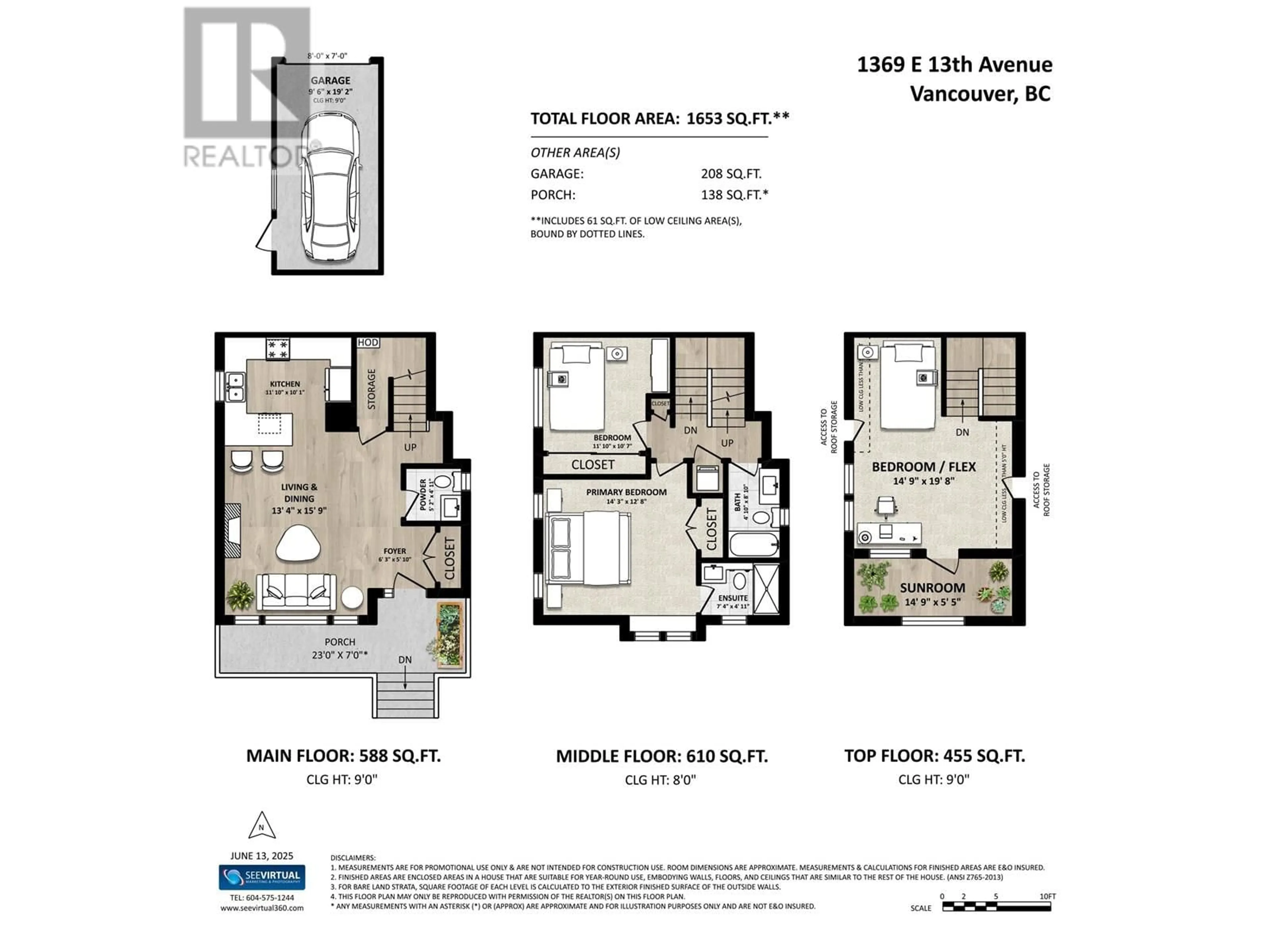 Floor plan for 1369 13TH AVENUE, Vancouver British Columbia V5N2B5