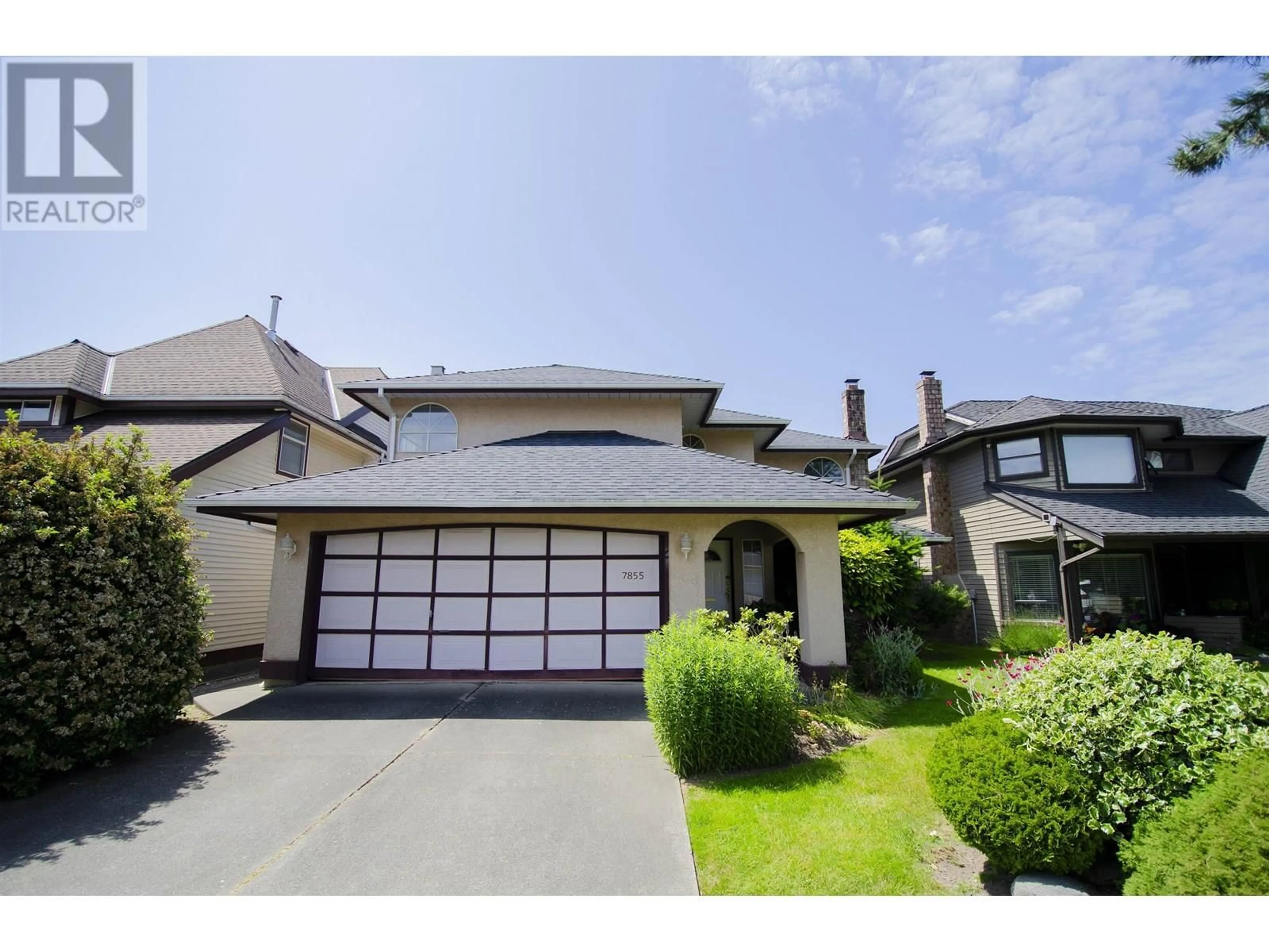 Home with vinyl exterior material, street for 7855 SHACKLETON DRIVE, Richmond British Columbia V7C5H3