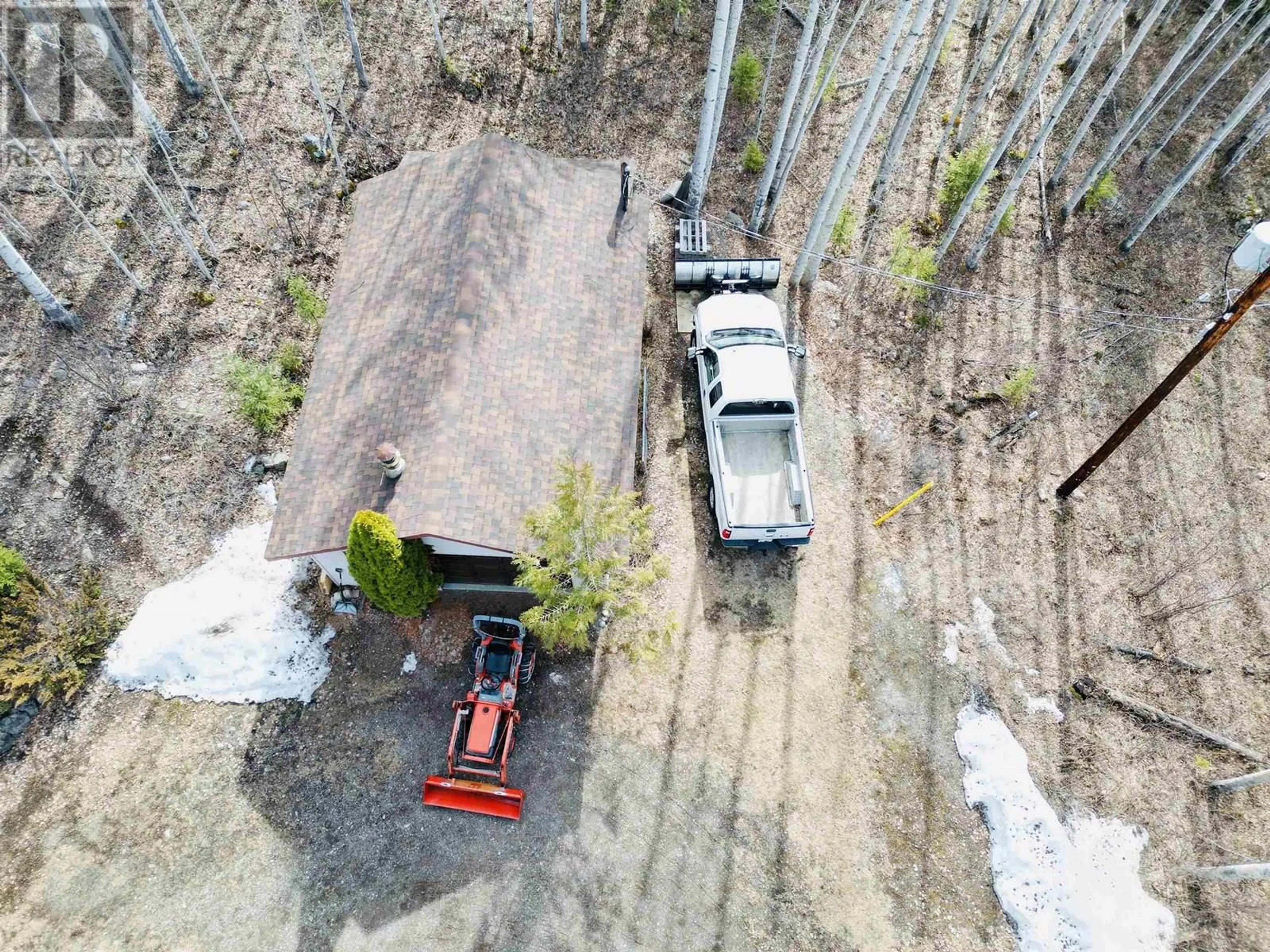 A pic from outside/outdoor area/front of a property/back of a property/a pic from drone, building for 4340 KELWAY ROAD, Burns Lake British Columbia V0J1E3
