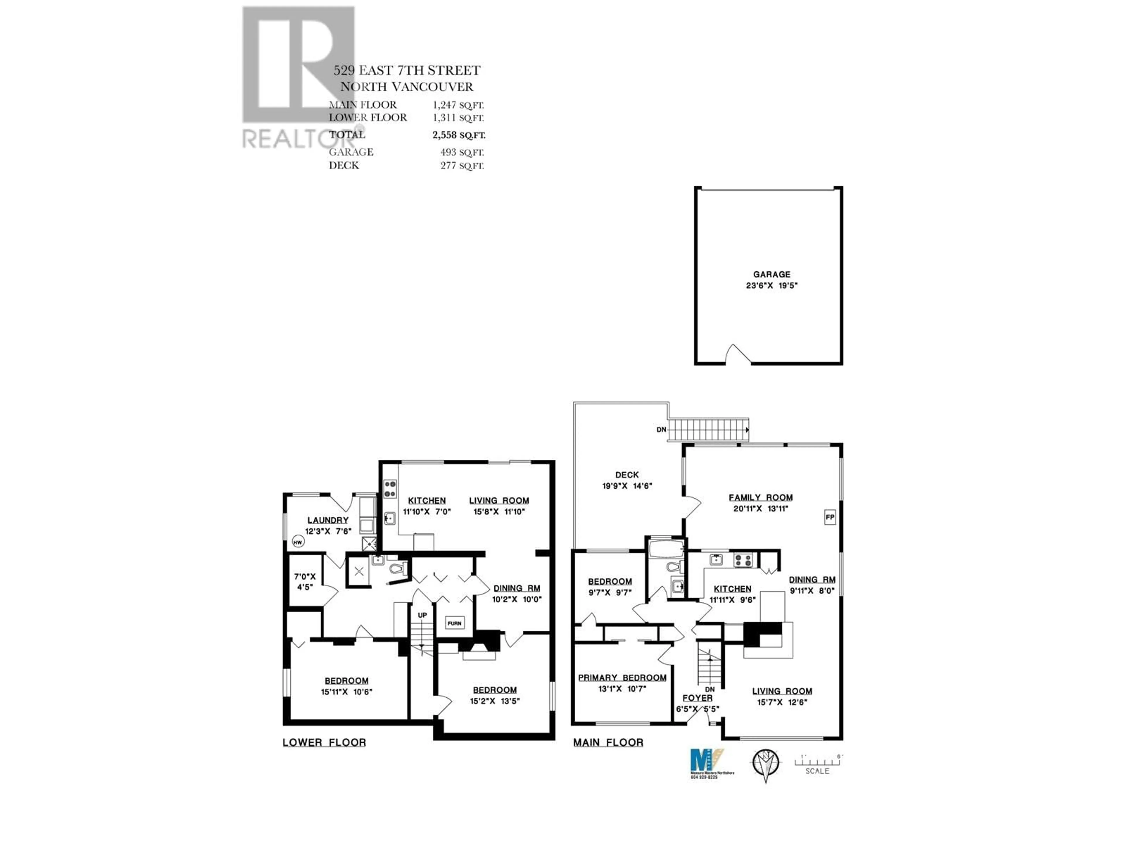 Floor plan for 529 7TH STREET, North Vancouver British Columbia V7L1S2