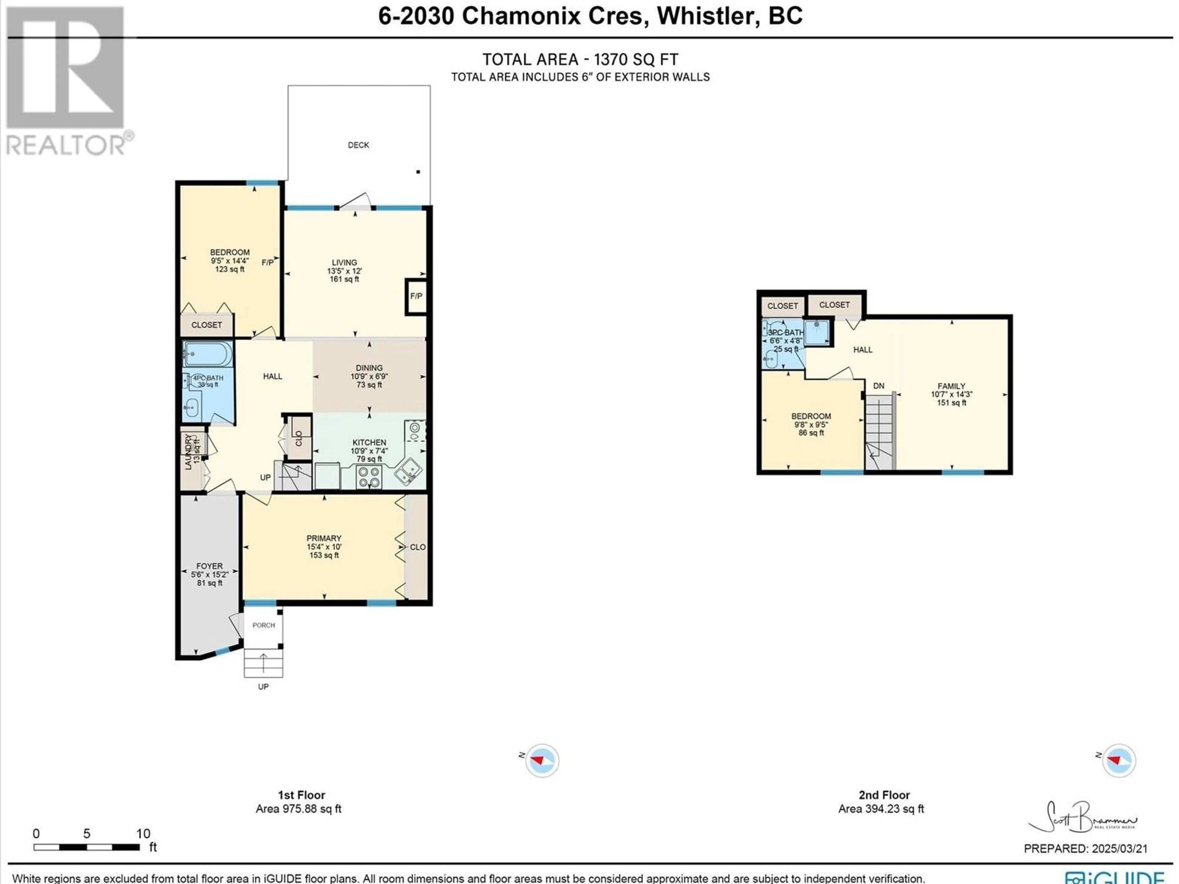 Floor plan for 6 - 2030 CHAMONIX CRESCENT, Whistler British Columbia V8E0B1