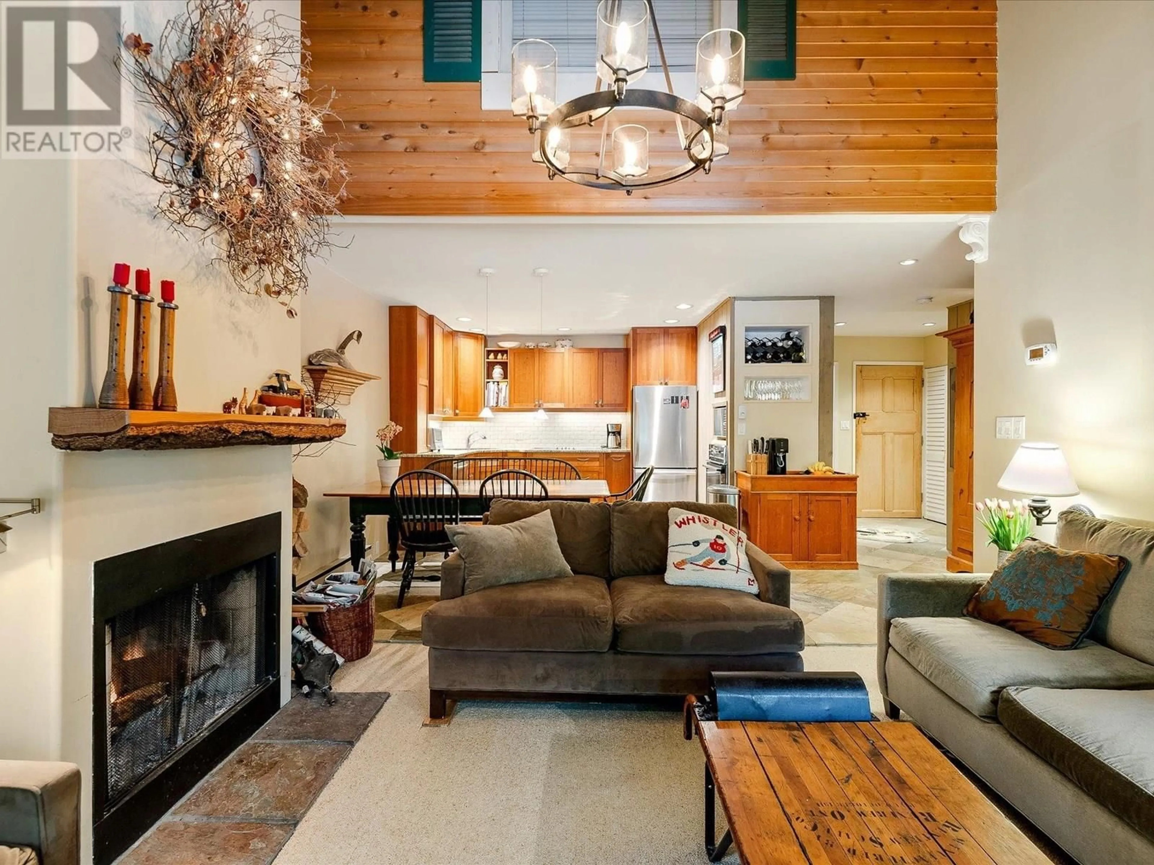 Open concept kitchen, wood/laminate floor for 6 - 2030 CHAMONIX CRESCENT, Whistler British Columbia V8E0B1