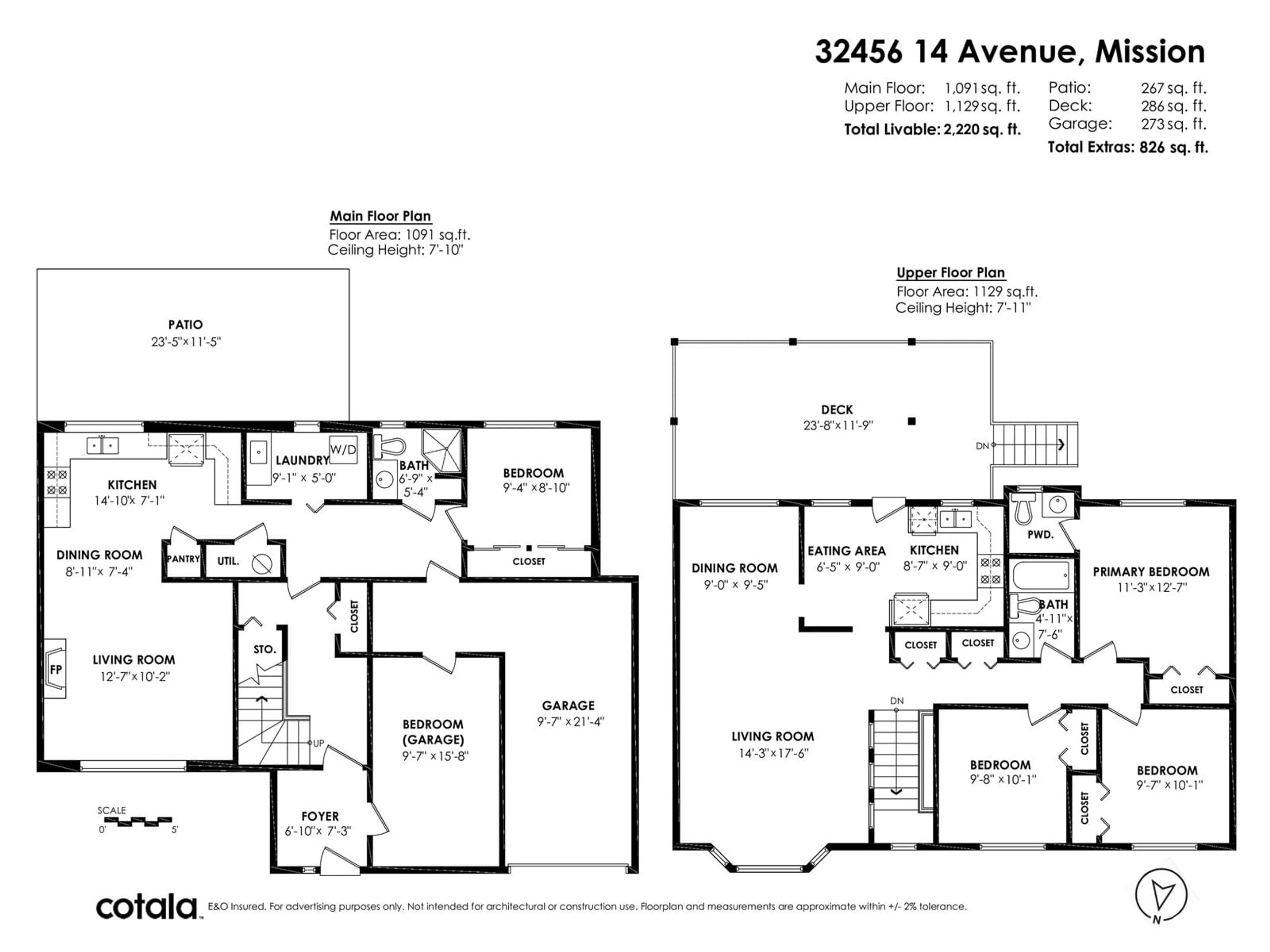 Floor plan for 32456 14TH, Mission British Columbia V2V2N7