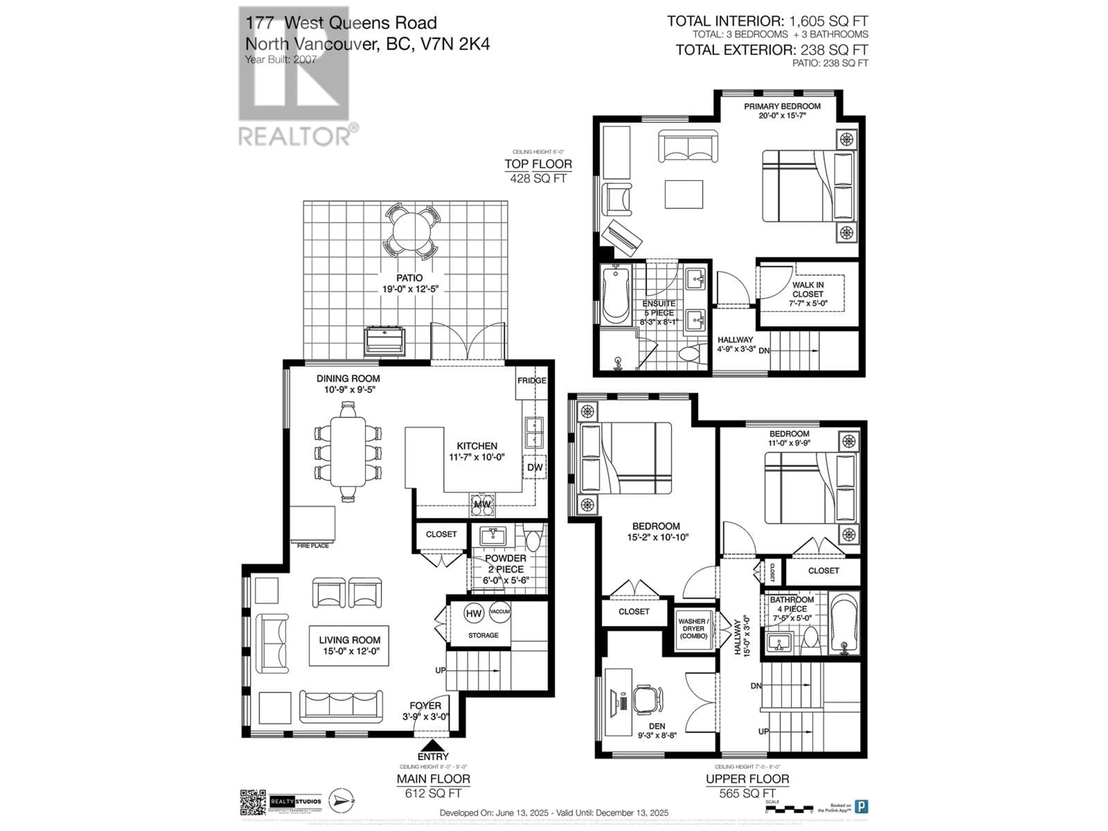 Floor plan for 177 W QUEENS ROAD, North Vancouver British Columbia V7N2K4