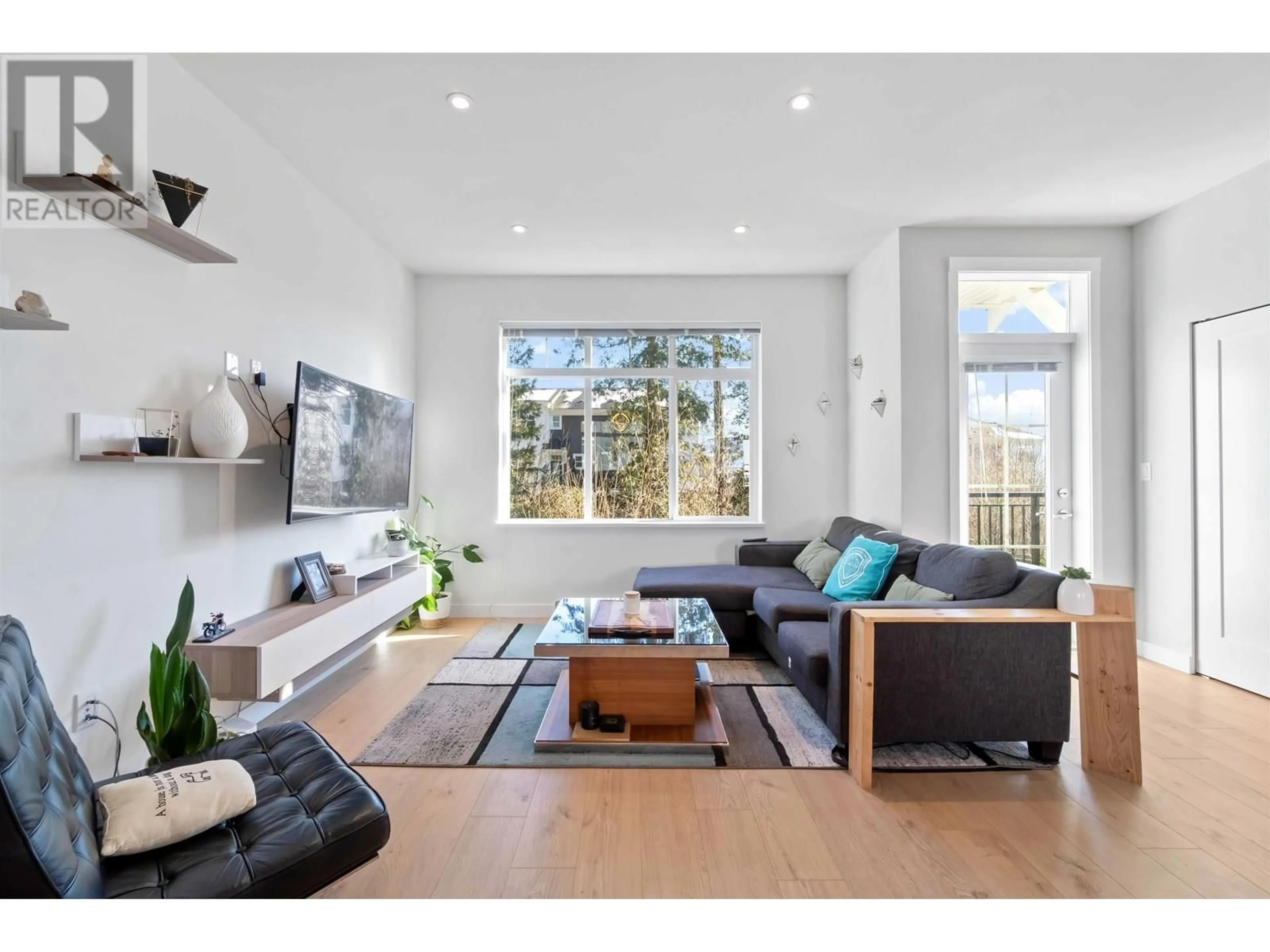 Living room with furniture, wood/laminate floor for 125 - 1225 MITCHELL STREET, Coquitlam British Columbia V3B0R5