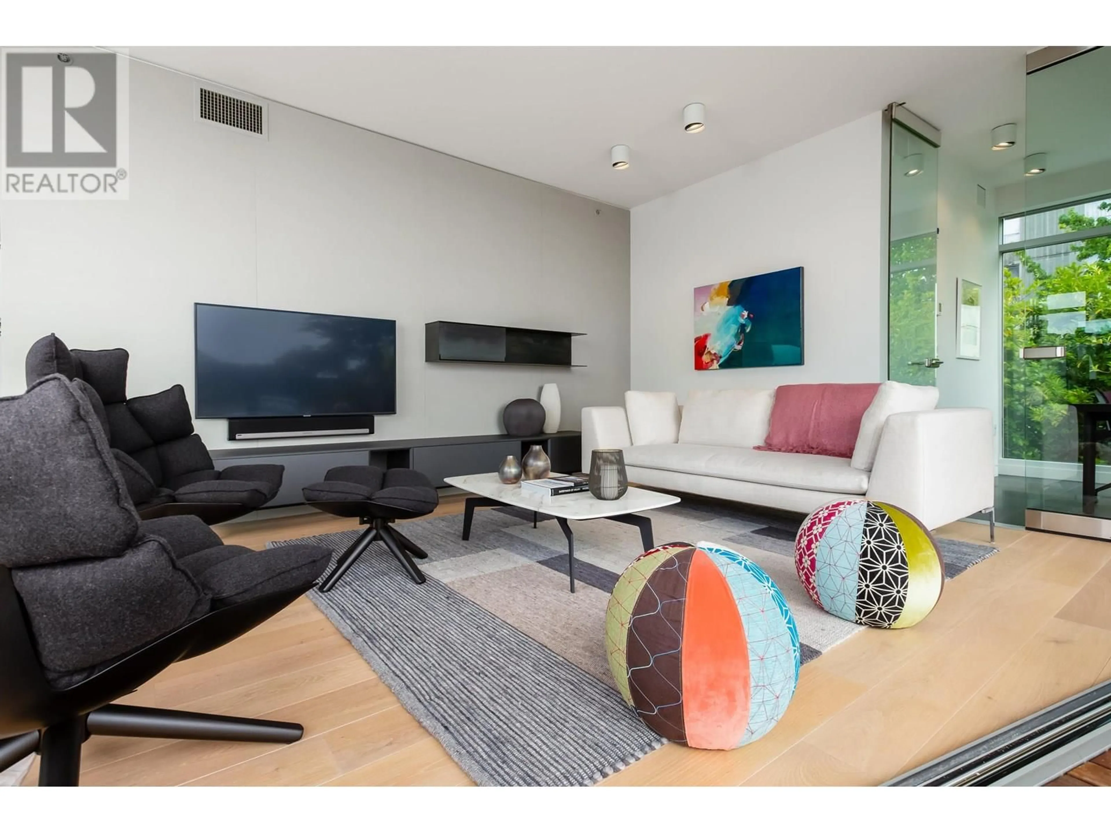 Living room with furniture, unknown for 201 - 1460 BUTE STREET, Vancouver British Columbia V6E2A7
