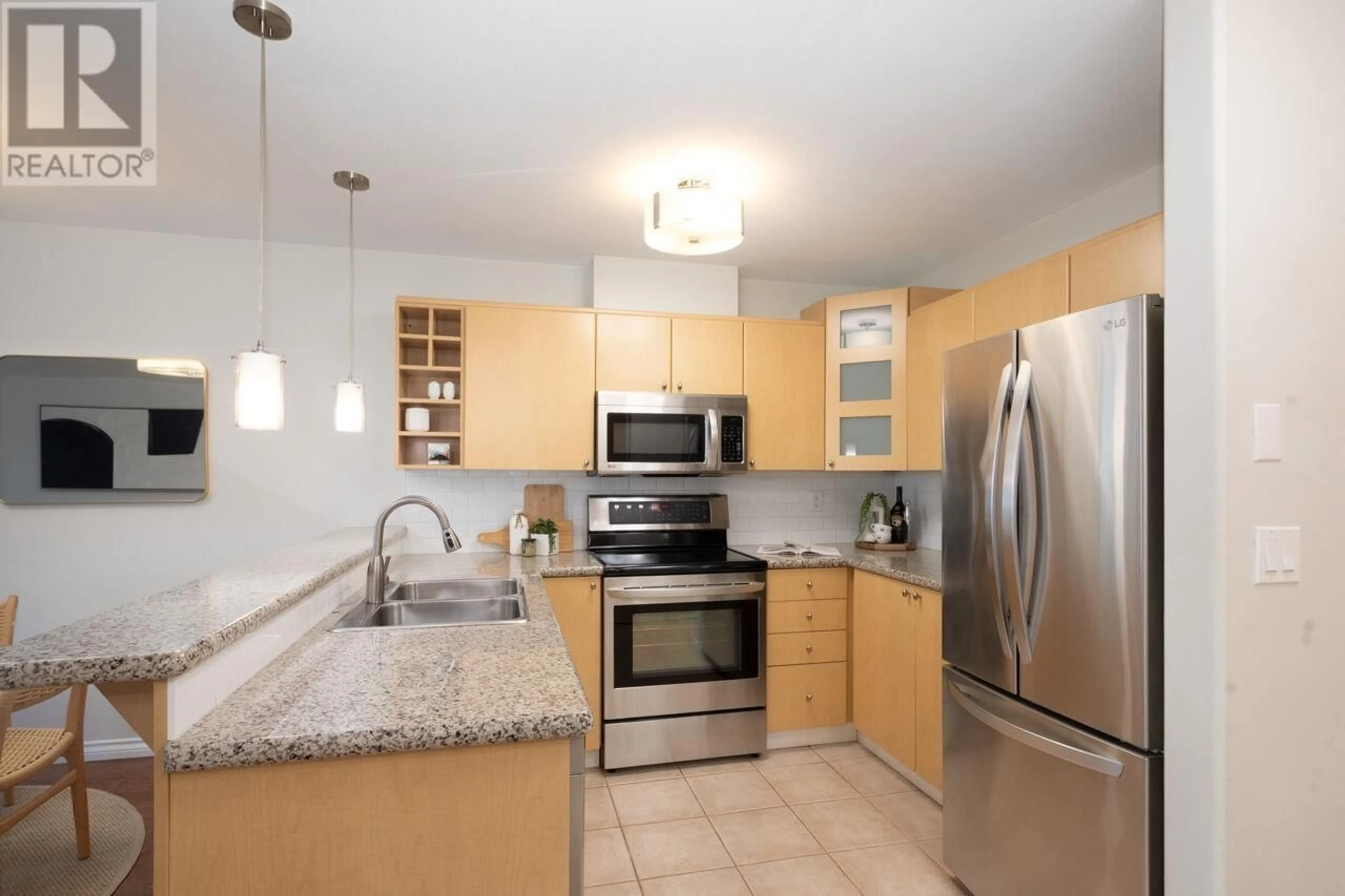 Standard kitchen, ceramic/tile floor for 108 - 3136 ST JOHNS STREET, Port Moody British Columbia V3H5E4