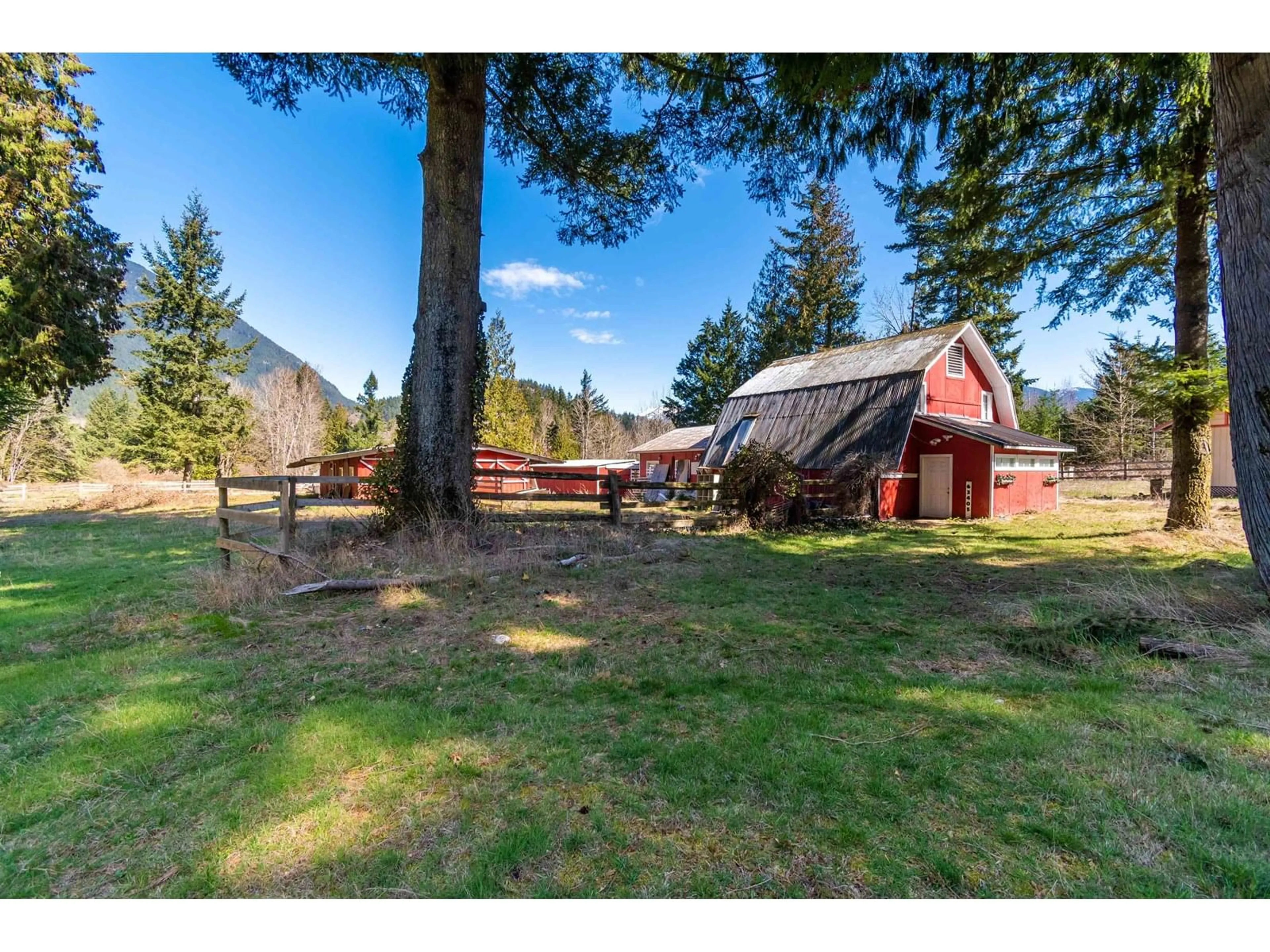 A pic from outside/outdoor area/front of a property/back of a property/a pic from drone, mountain view for 63405 YALE ROAD, Hope British Columbia V0X1L2