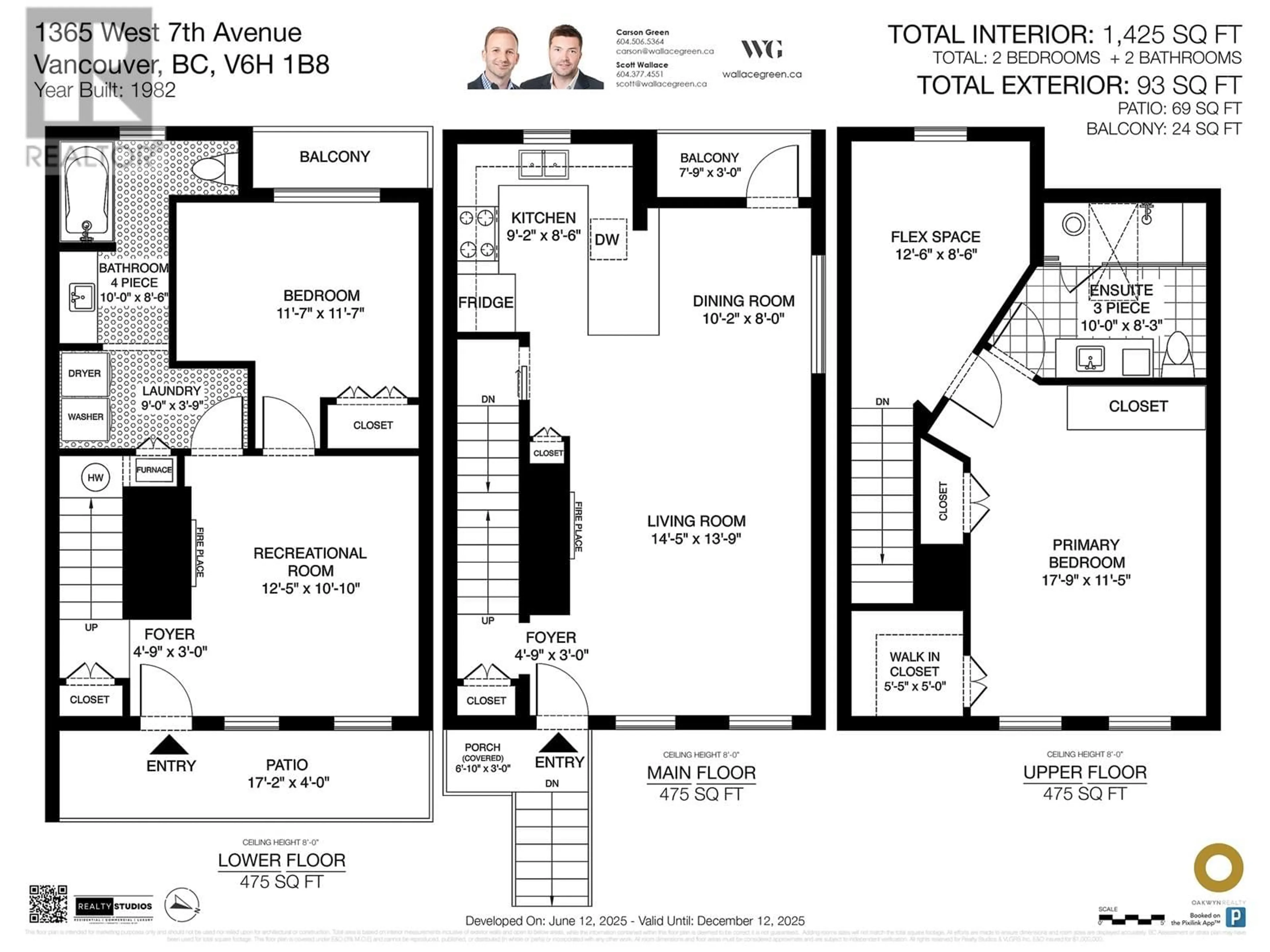 Floor plan for 1365 7TH AVENUE, Vancouver British Columbia V6H1B8