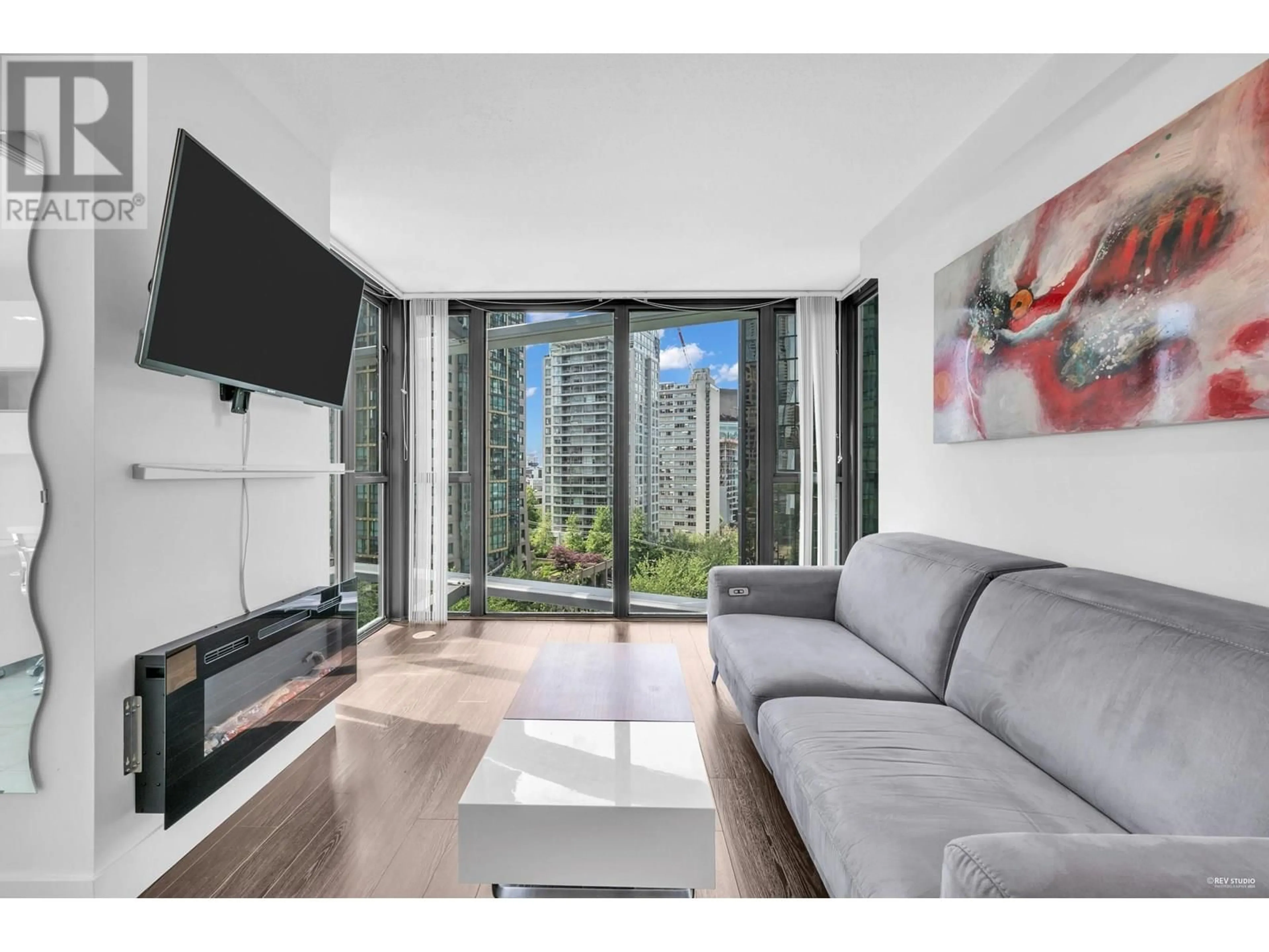 Living room with furniture, unknown for 1007 - 1331 GEORGIA STREET, Vancouver British Columbia V6E4P1