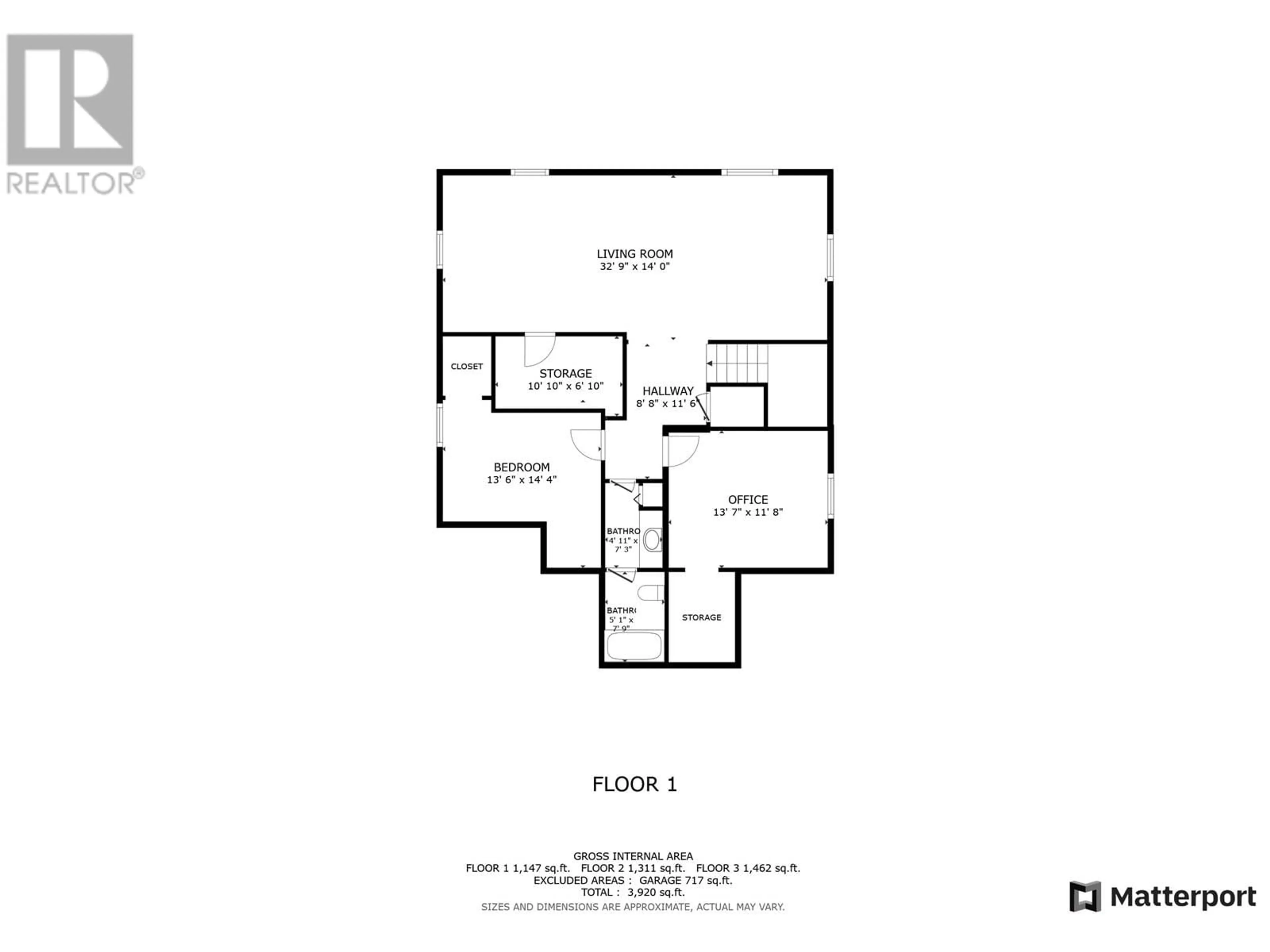 Floor plan for 11411 109 STREET, Fort St. John British Columbia V1J6W3