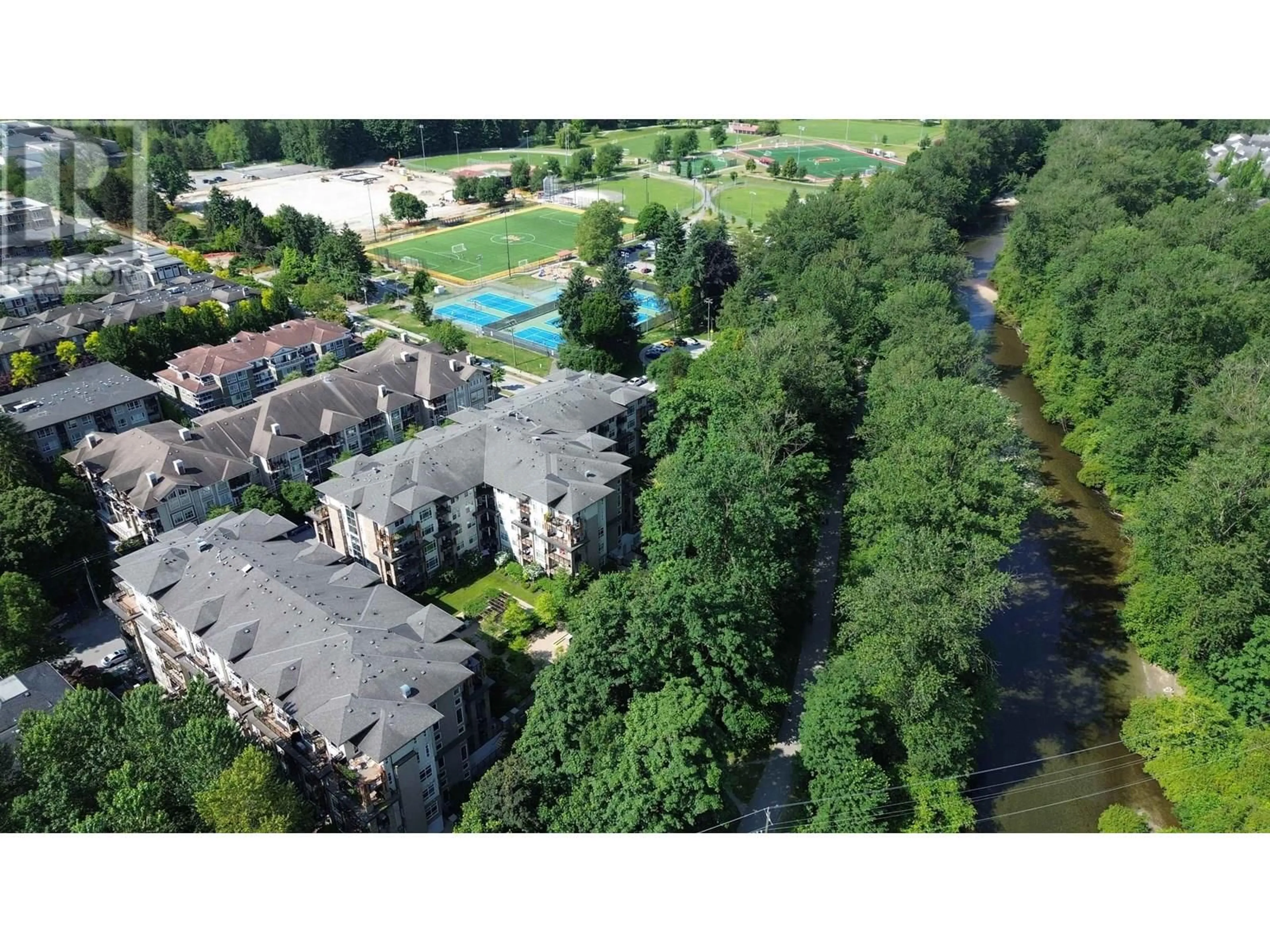 A pic from outside/outdoor area/front of a property/back of a property/a pic from drone, water/lake/river/ocean view for 613 - 2495 WILSON AVENUE, Port Coquitlam British Columbia V3C0E4