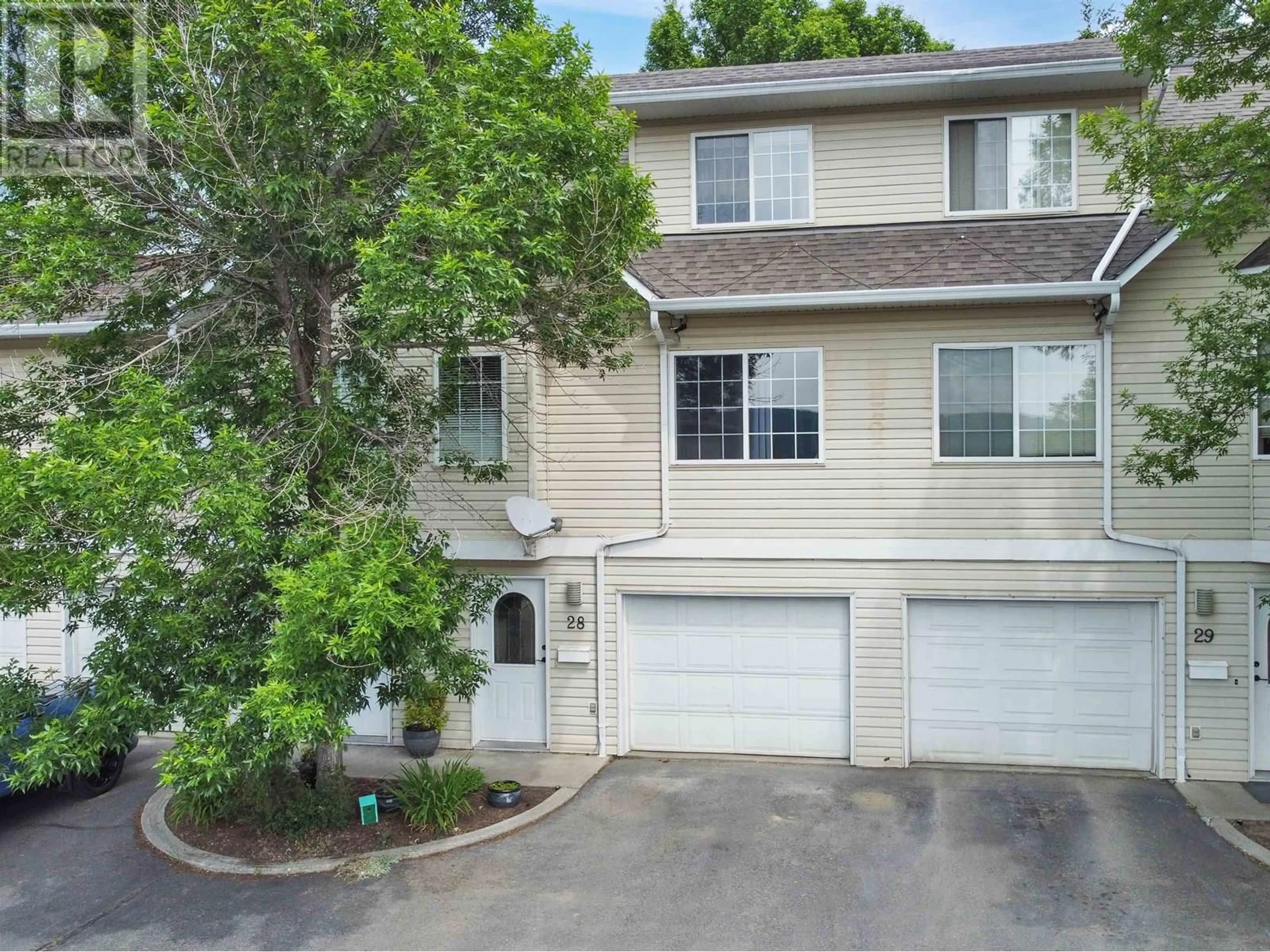 A pic from outside/outdoor area/front of a property/back of a property/a pic from drone, street for 28 - 350 PEARKES DRIVE, Williams Lake British Columbia V2G3A4