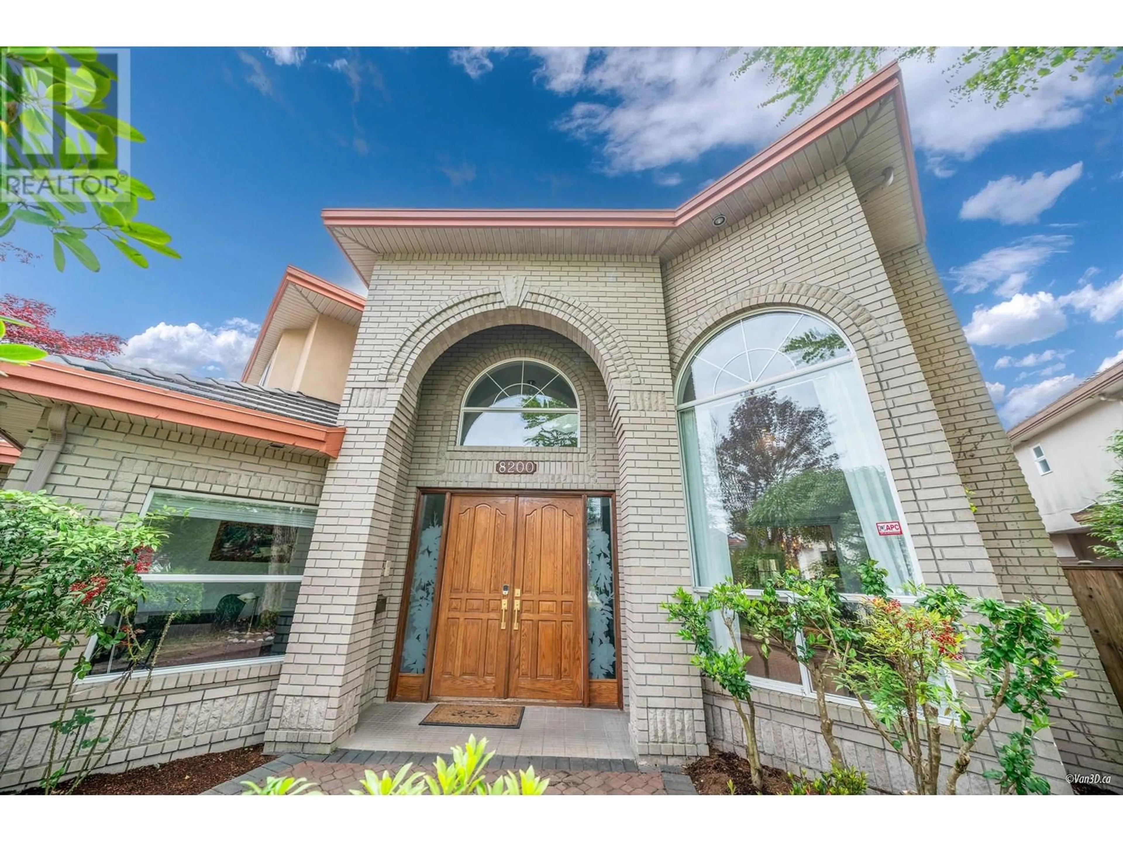 Home with brick exterior material, street for 8200 BOWCOCK ROAD, Richmond British Columbia V6Y1C2