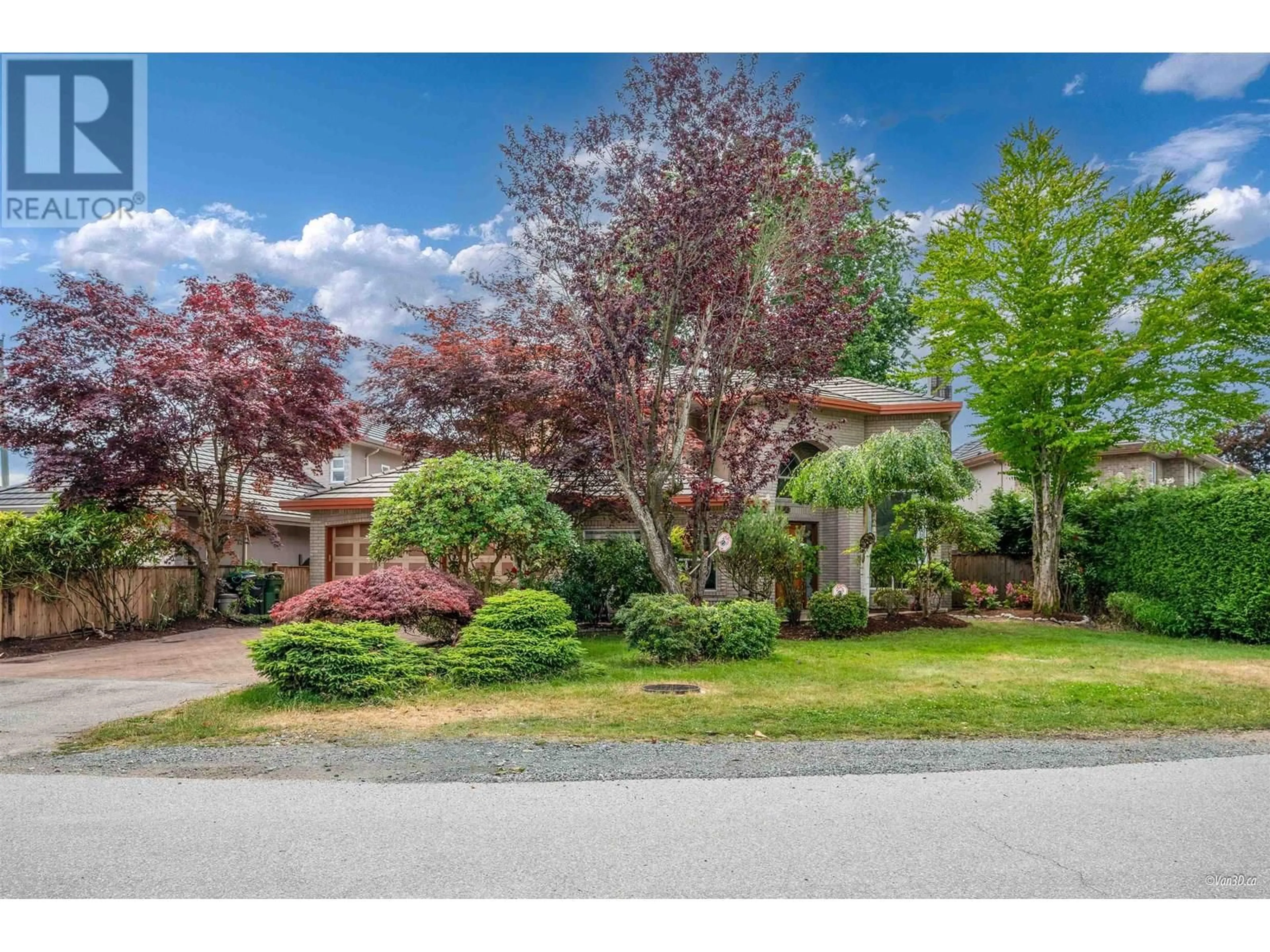A pic from outside/outdoor area/front of a property/back of a property/a pic from drone, street for 8200 BOWCOCK ROAD, Richmond British Columbia V6Y1C2