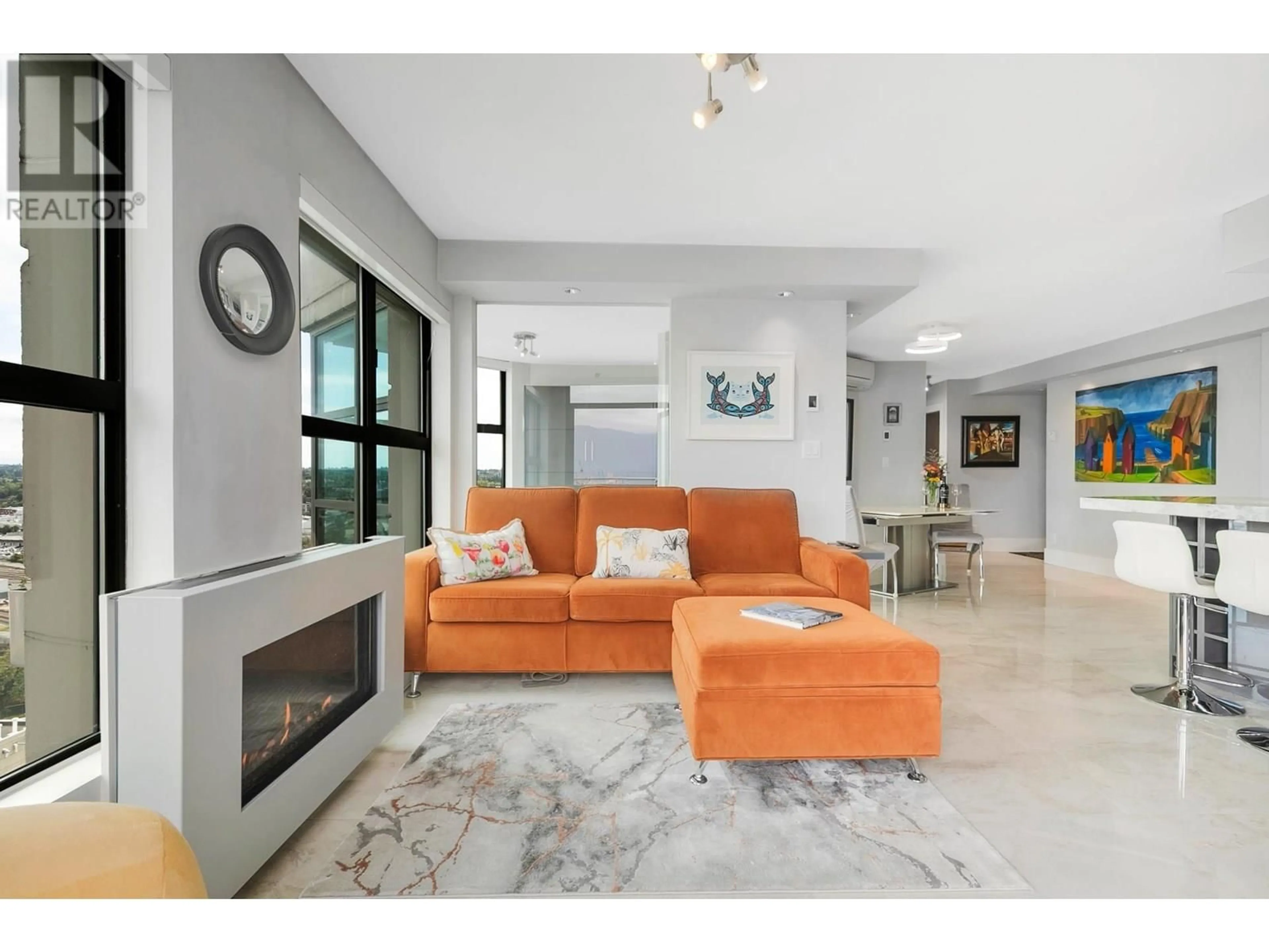 Living room with furniture, unknown for 2402 - 1128 QUEBEC STREET, Vancouver British Columbia V6A4E1