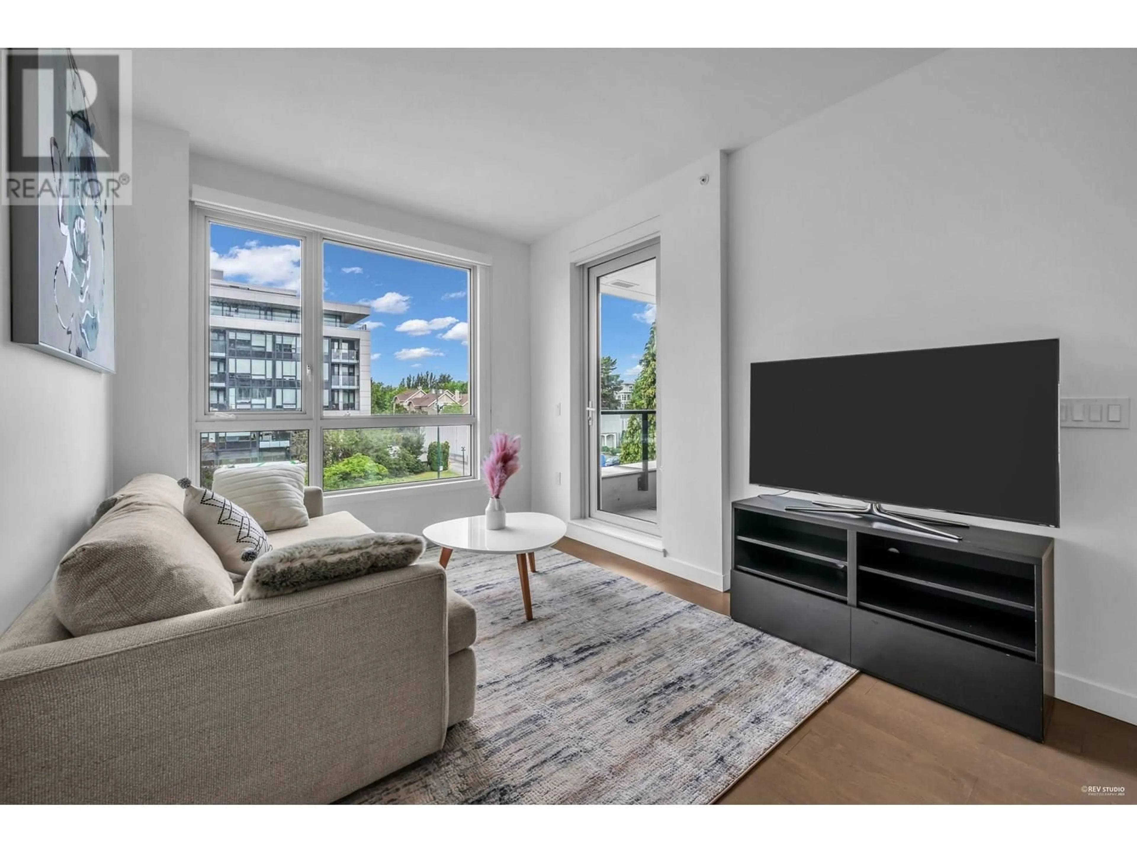 Living room with furniture, unknown for 407 - 6328 CAMBIE STREET, Vancouver British Columbia V5Z0K2