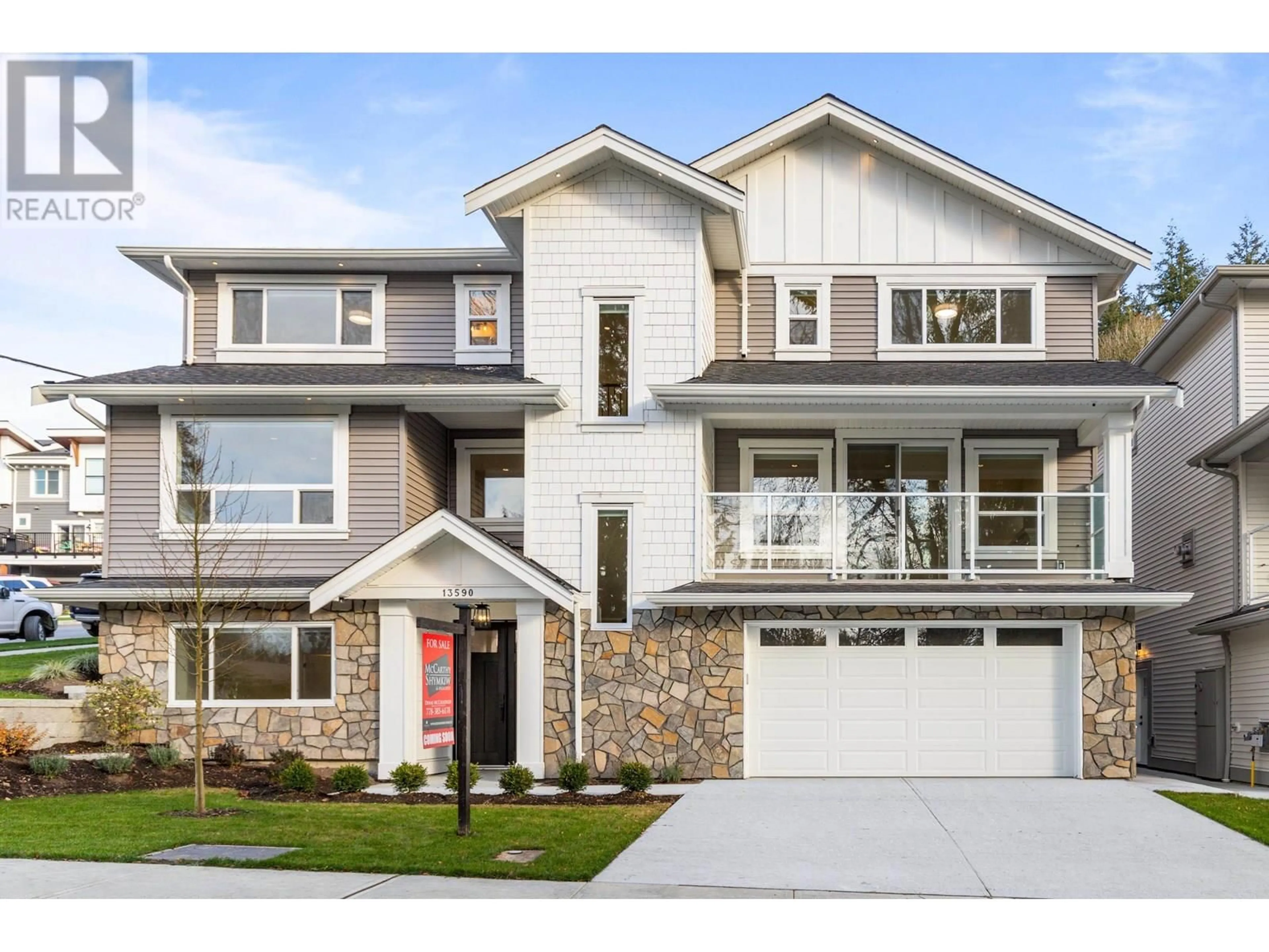 Home with vinyl exterior material, street for 13590 231B STREET, Maple Ridge British Columbia V4R2R5