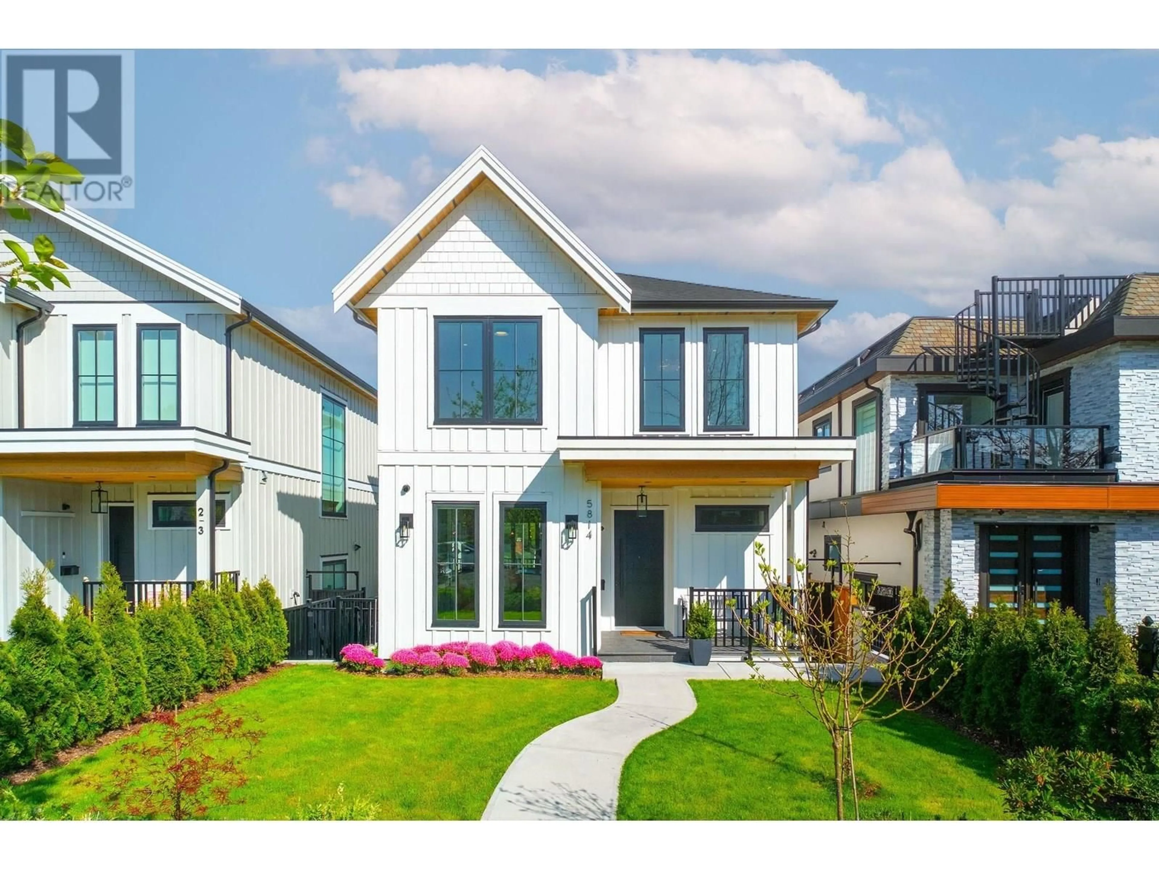 Home with vinyl exterior material, street for 5814 CHESTER STREET, Vancouver British Columbia V5W3B5