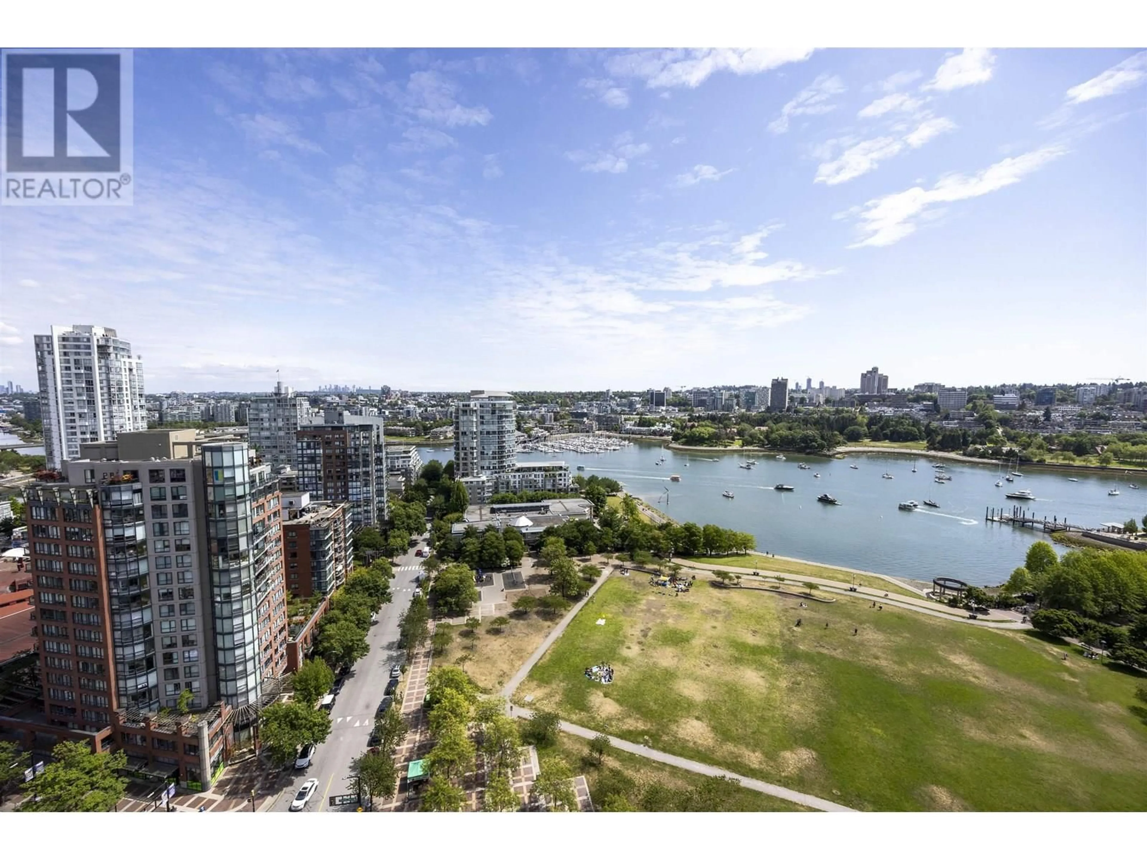 A pic from outside/outdoor area/front of a property/back of a property/a pic from drone, water/lake/river/ocean view for 2505 - 388 DRAKE STREET, Vancouver British Columbia V6B6A8