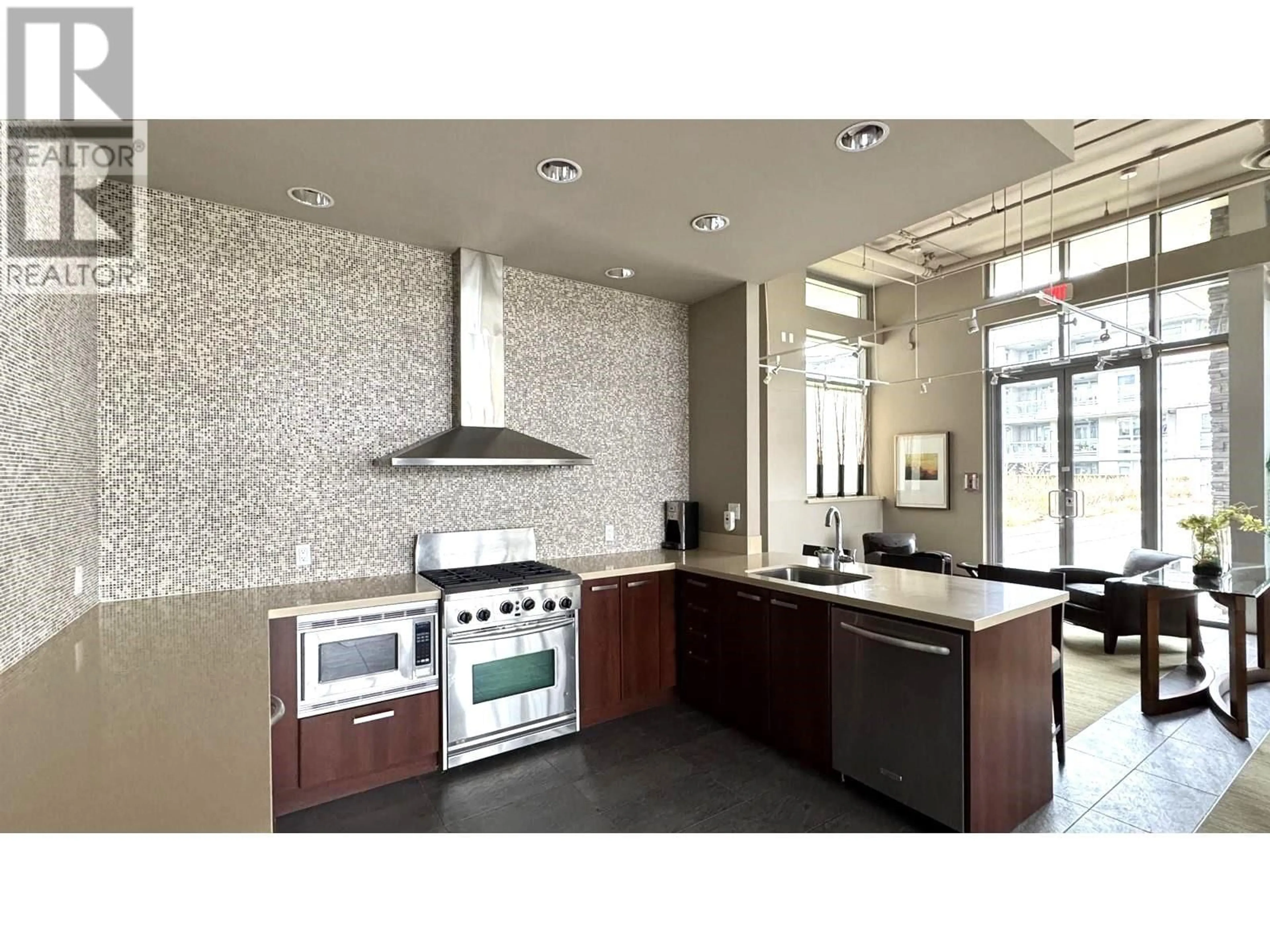 Contemporary kitchen, ceramic/tile floor for 208 - 9373 HEMLOCK DRIVE, Richmond British Columbia V6Y0A9