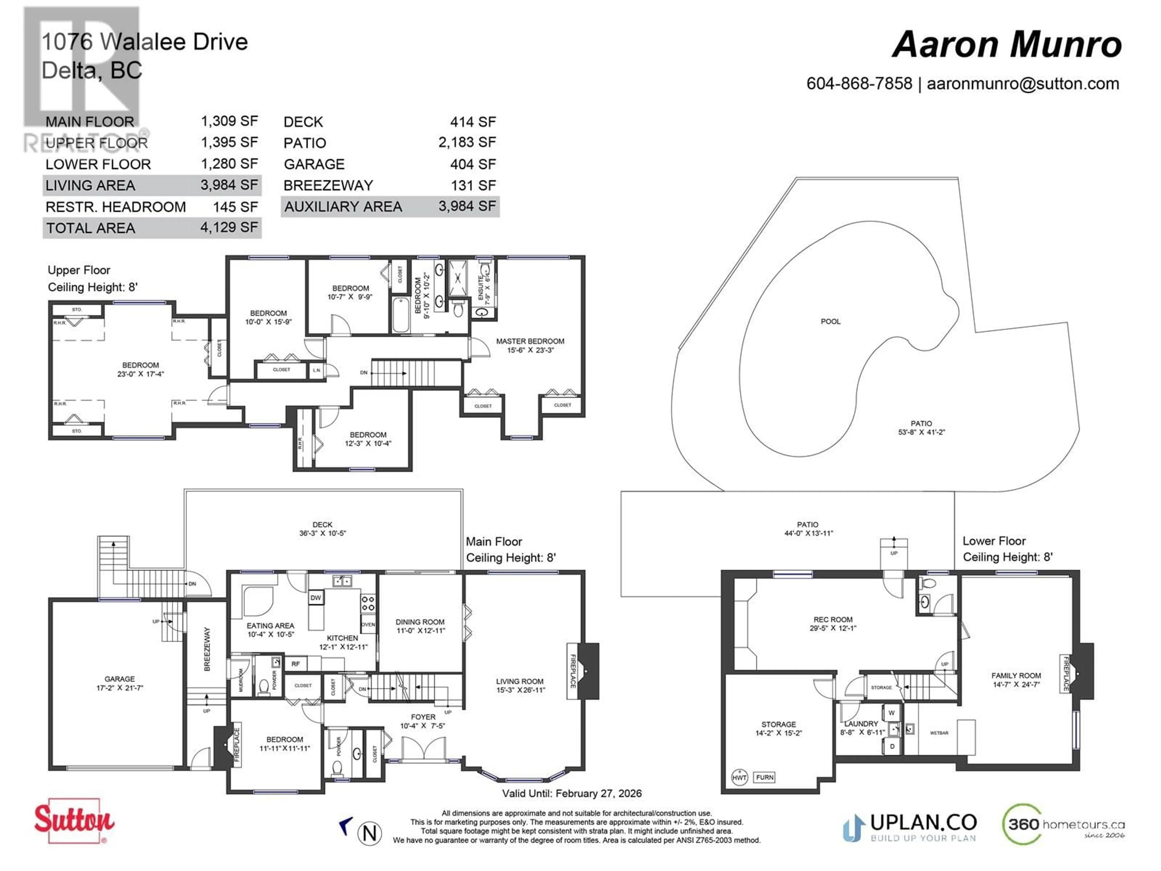 Floor plan for 1076 WALALEE DRIVE, Delta British Columbia V4M2L8