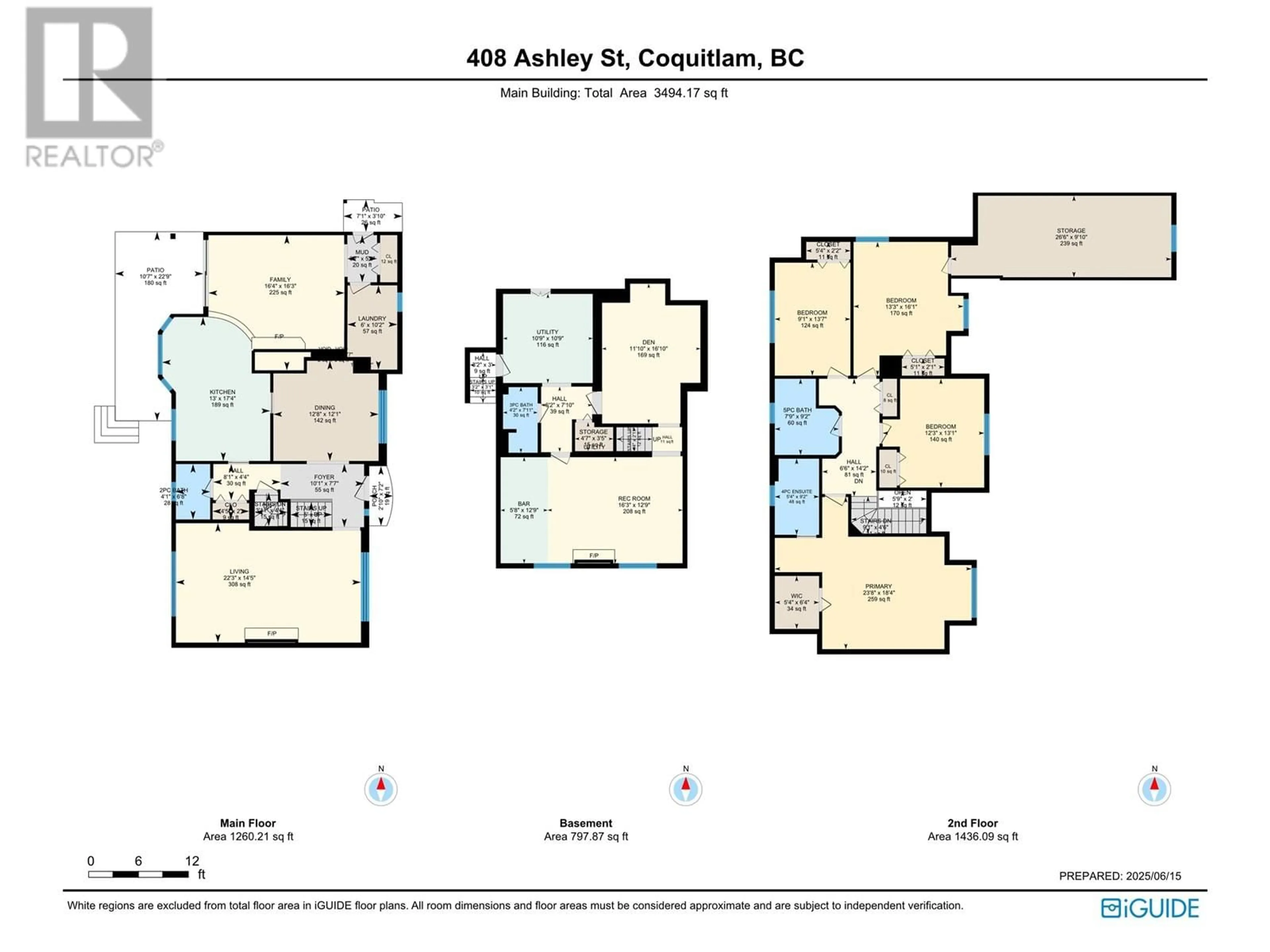 Floor plan for 408 ASHLEY STREET, Coquitlam British Columbia V3K4B3