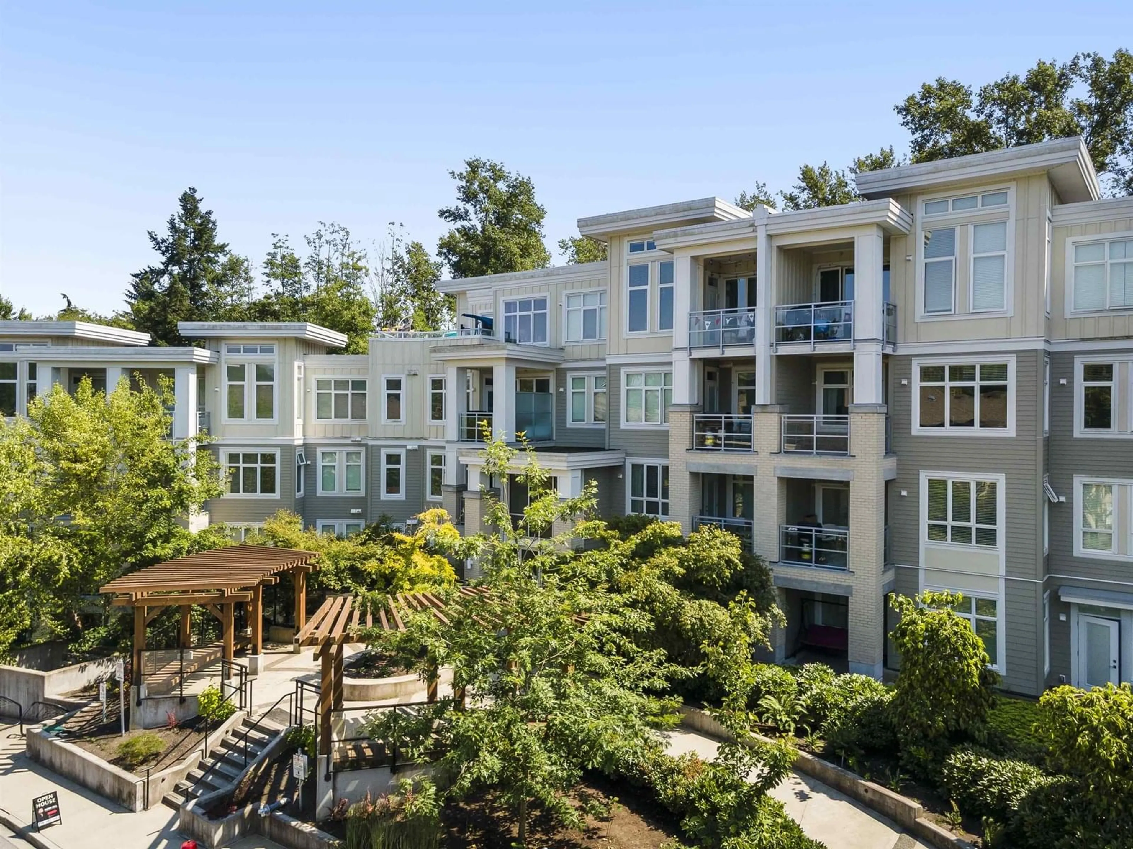 A pic from outside/outdoor area/front of a property/back of a property/a pic from drone, unknown for 509 - 15436 31, Surrey British Columbia V3Z1H3