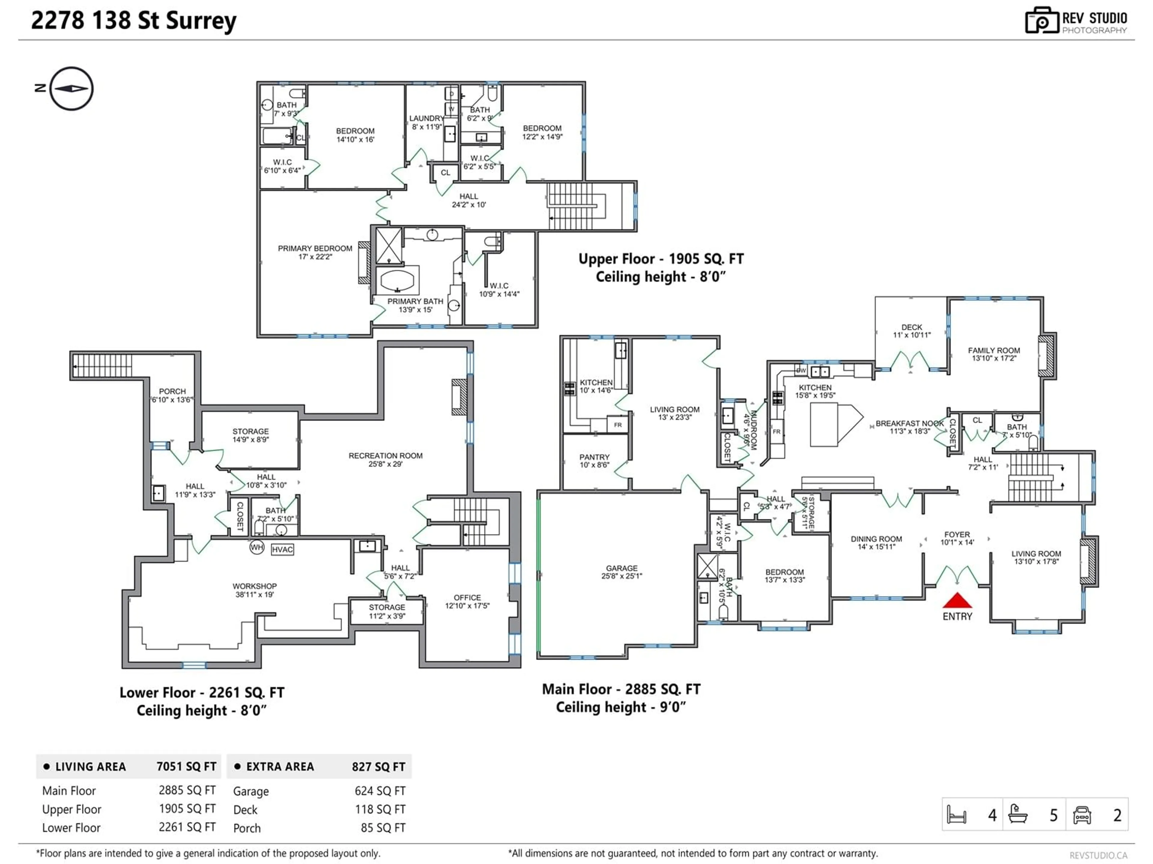 Floor plan for 2278 138, Surrey British Columbia V4A4G6