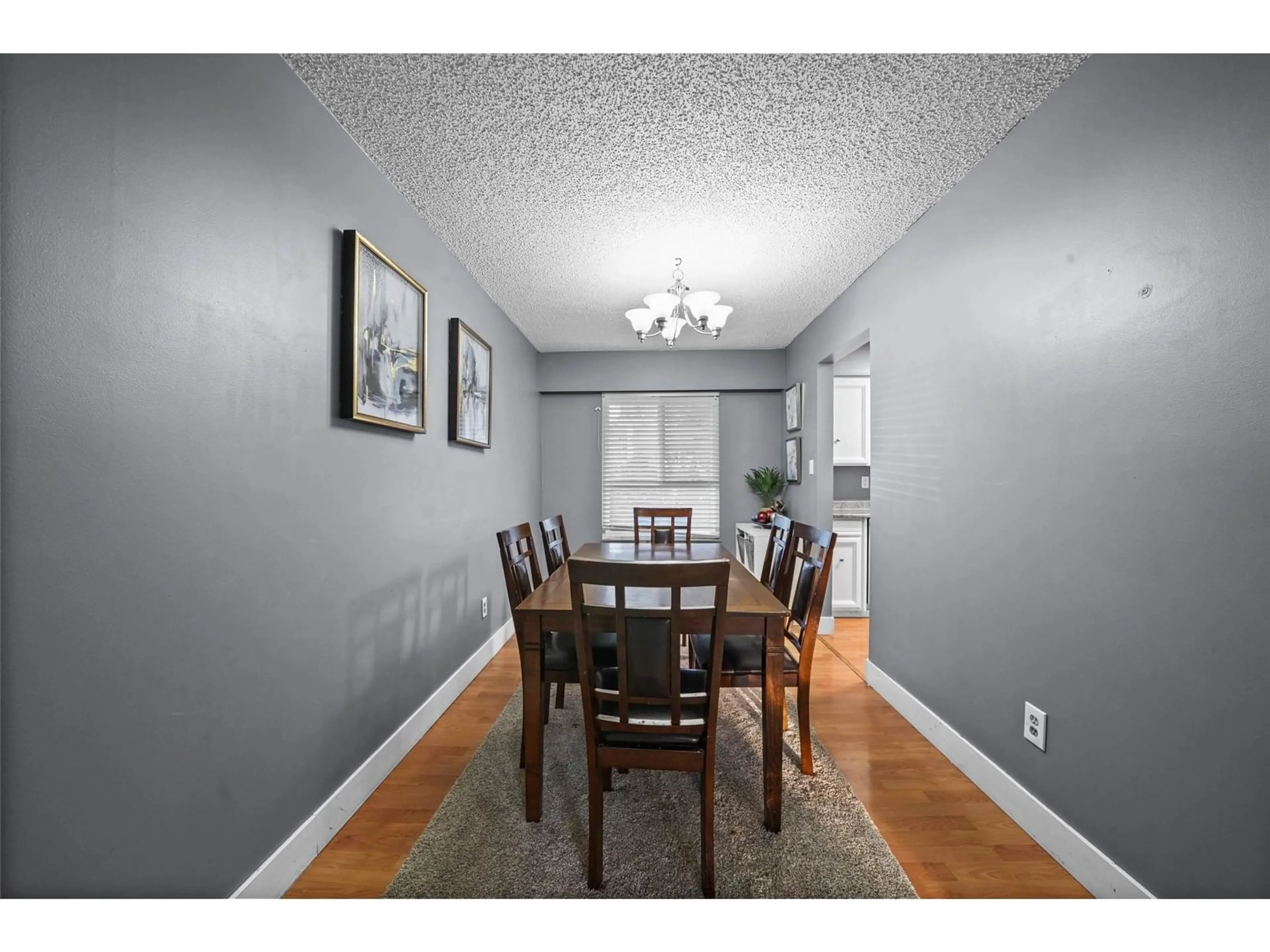 Dining room, wood/laminate floor for 8403 ARBOUR, Delta British Columbia V4C7H4