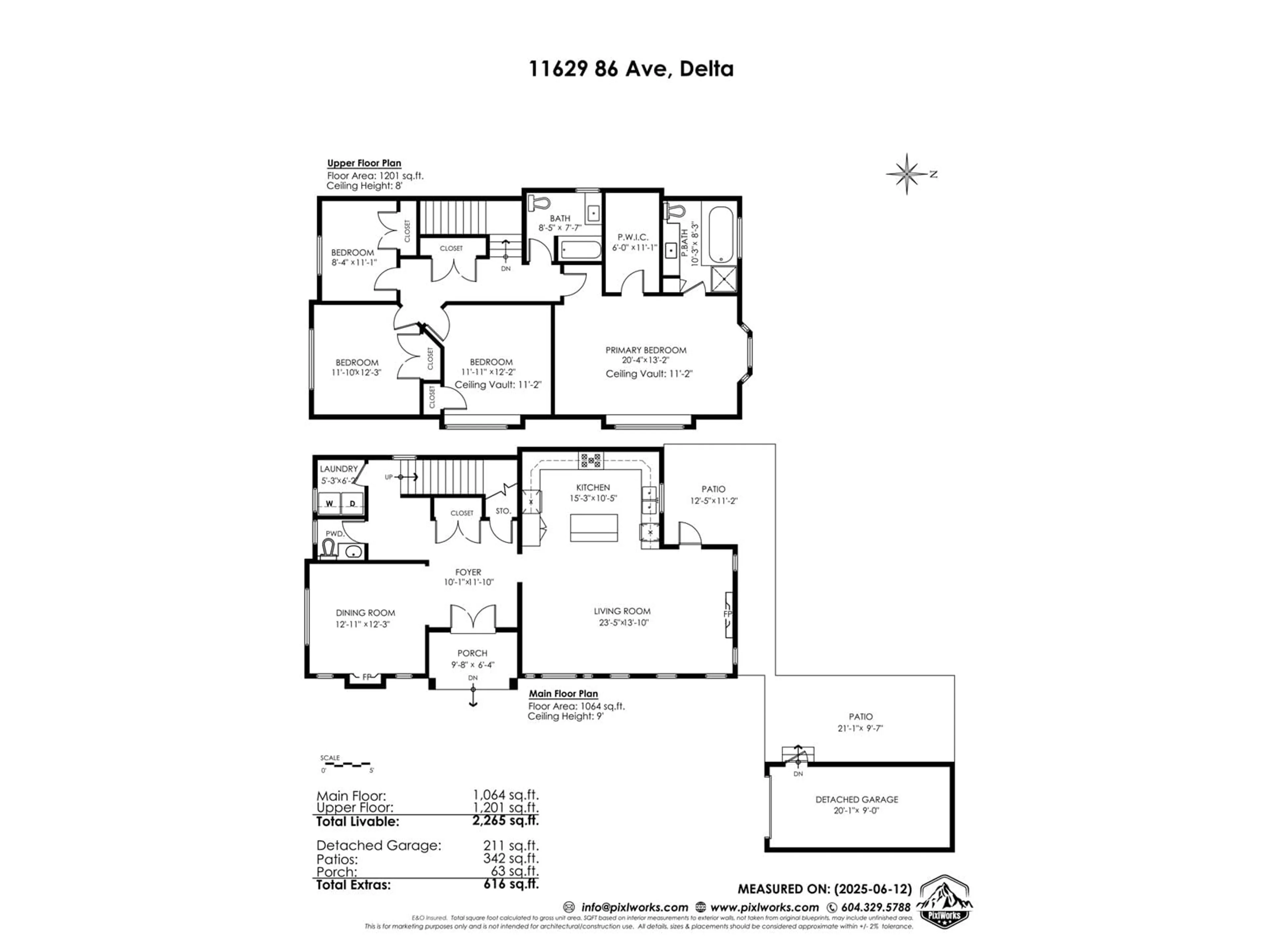 Floor plan for 11629 86, Delta British Columbia V4C2X5