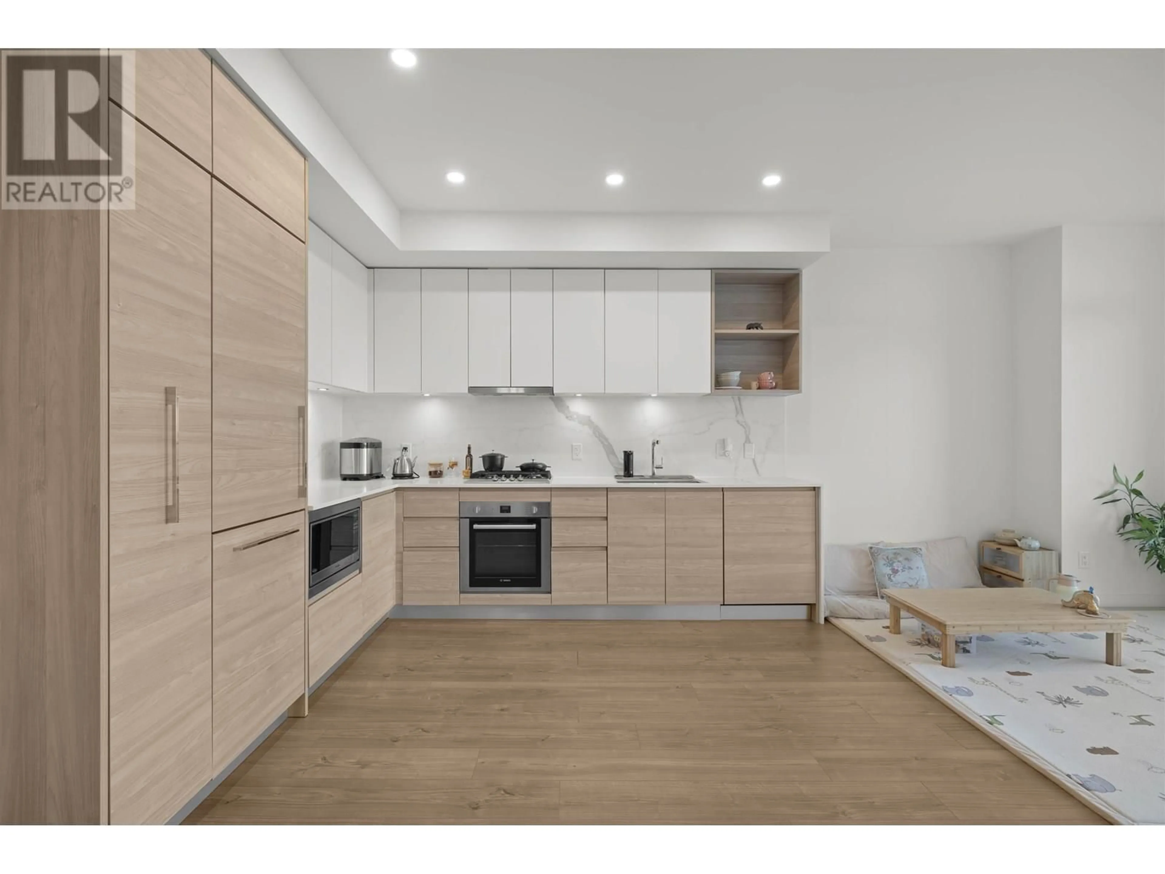 Open concept kitchen, wood/laminate floor for 1707 - 595 AUSTIN AVENUE, Coquitlam British Columbia V3K3N2