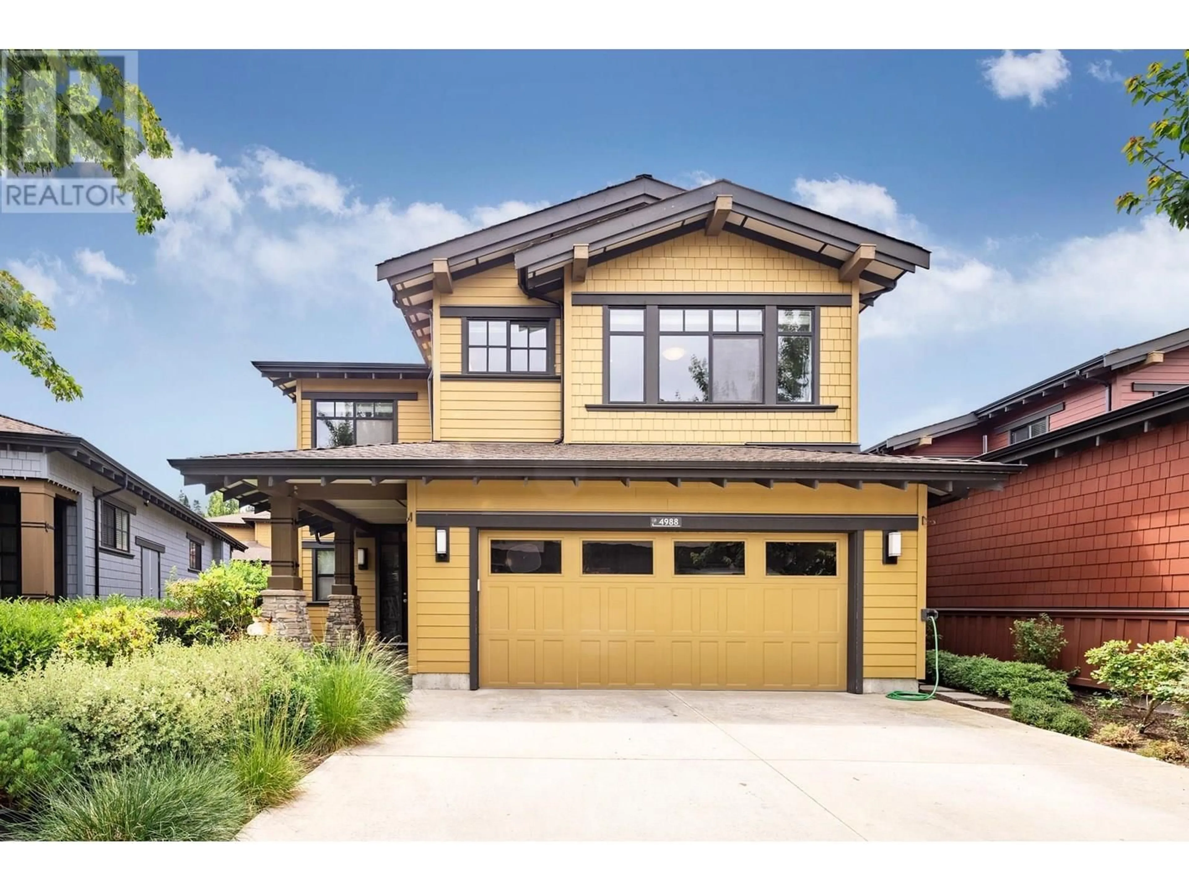 Home with brick exterior material, street for 4988 WILLOW SPRINGS AVENUE, Delta British Columbia V4M0A7