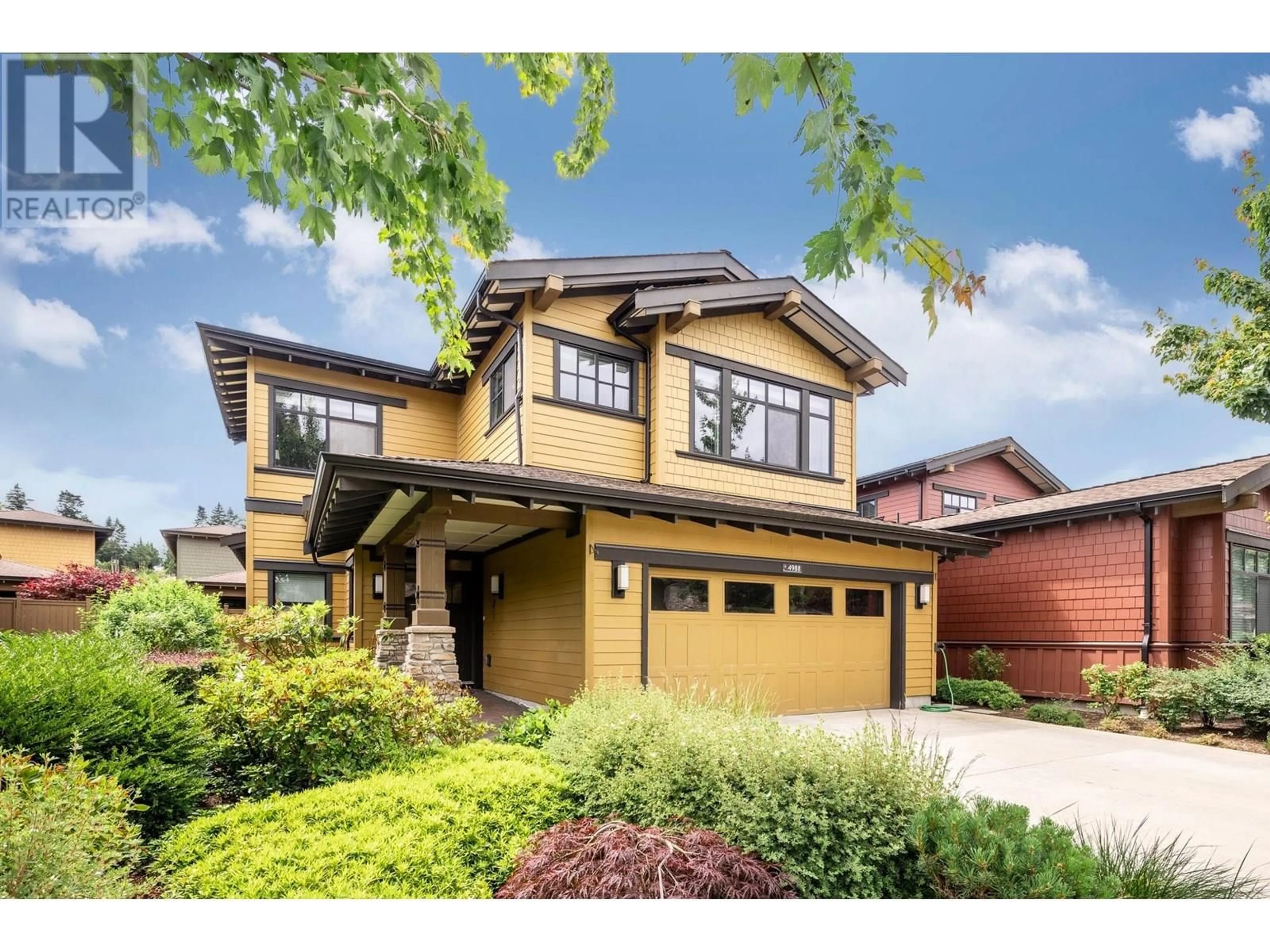 Home with brick exterior material, street for 4988 WILLOW SPRINGS AVENUE, Delta British Columbia V4M0A7
